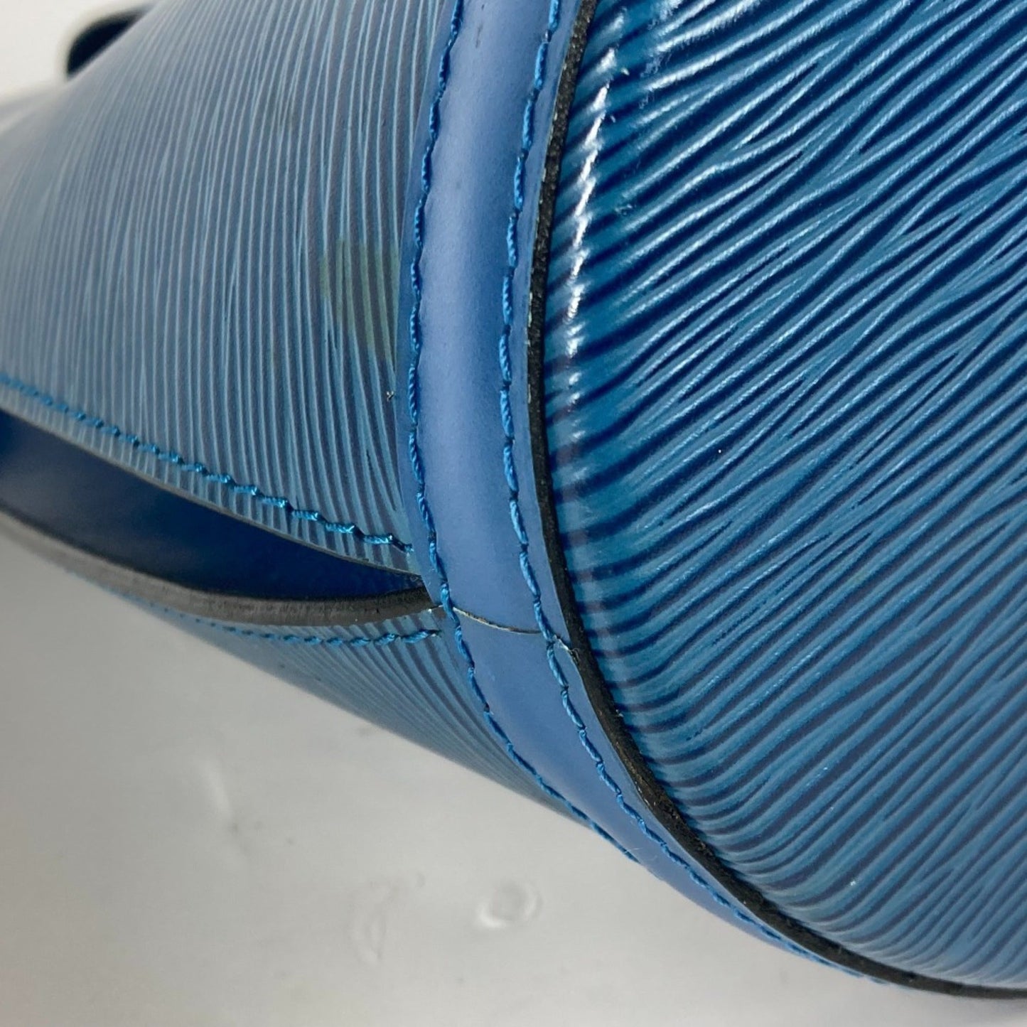 Louis Vuitton Blue Toledo Blue Epi Leather Shoulder Bag