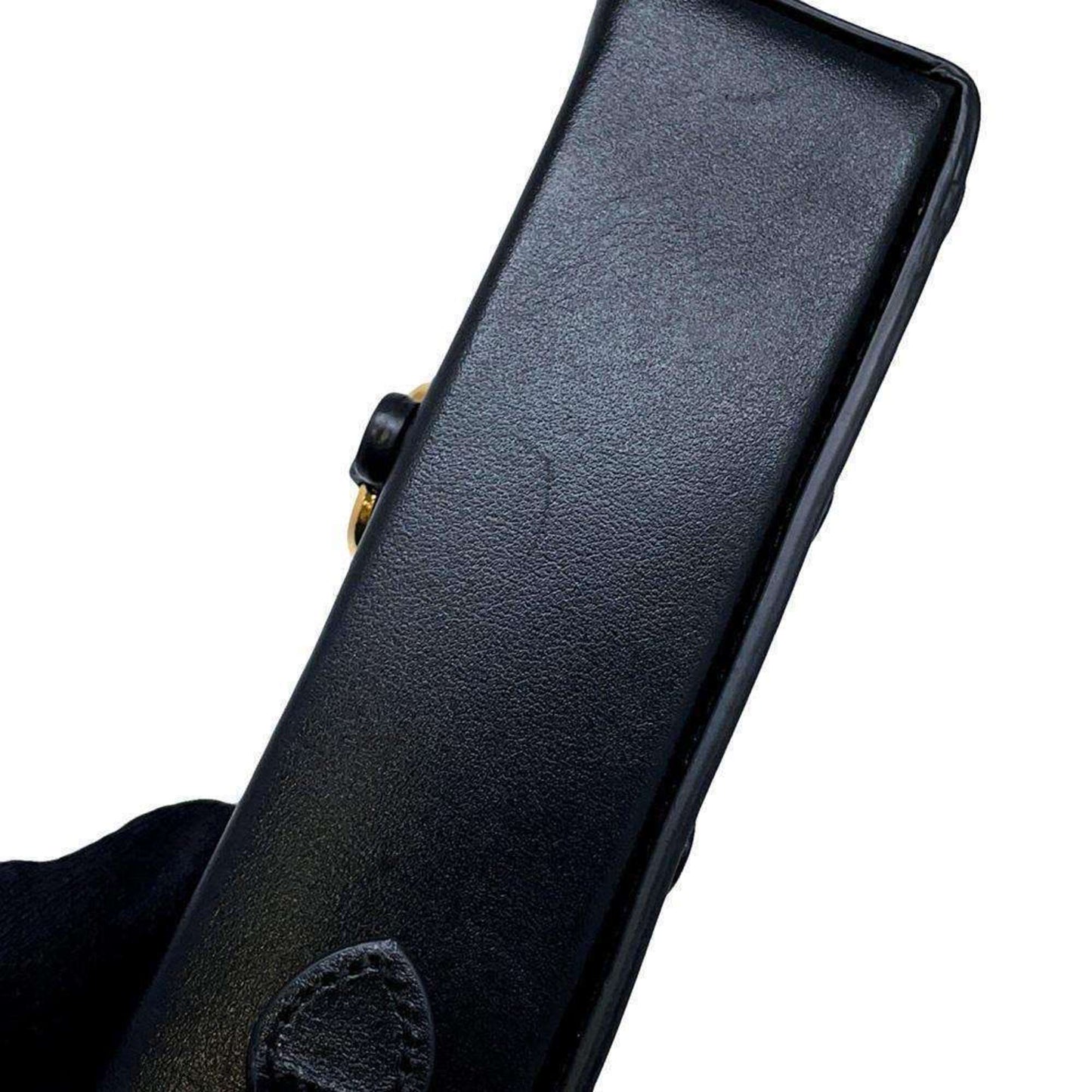 Gucci Horsebit Black Leather Shoulder Bag