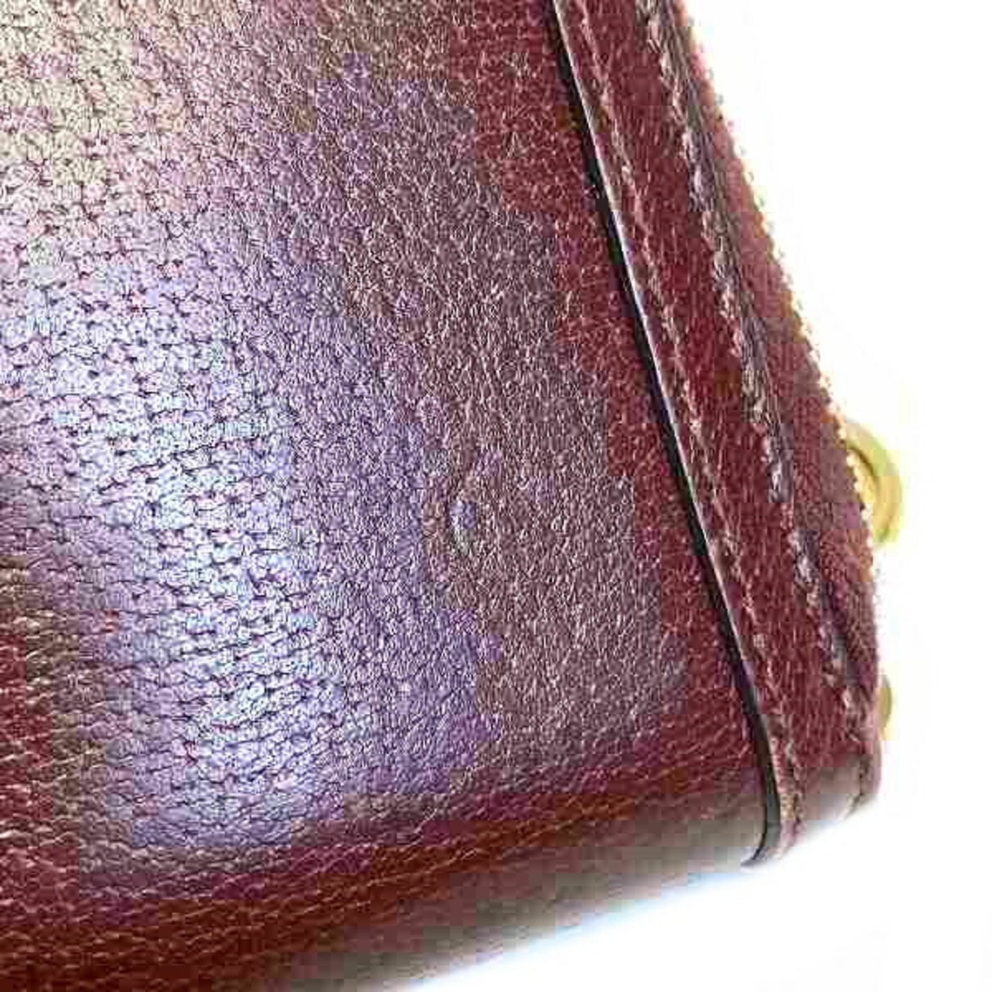 Gucci Brown Red Color Leather Coin Purse/Coin Case