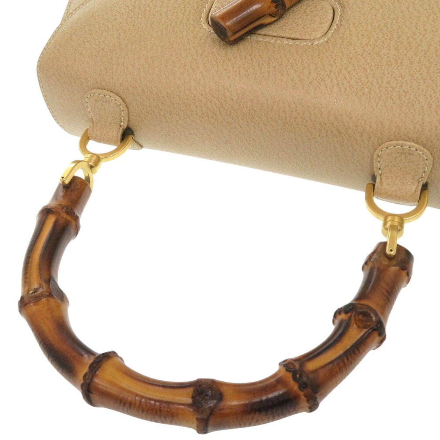 Gucci Beige Leather Handbag Shoulder Bag