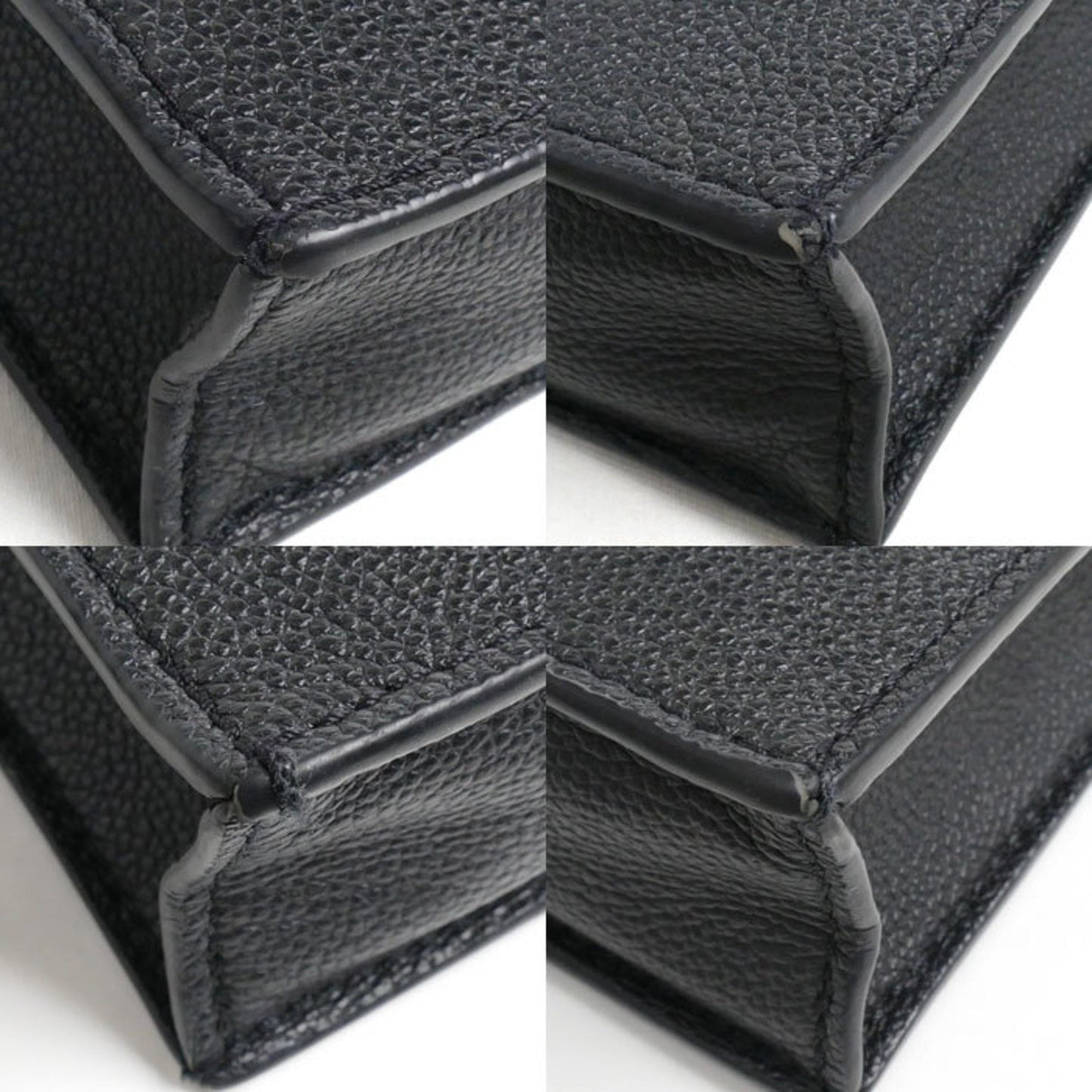 Louis Vuitton Beige Black Monogram Empreinte Shoulder Bag