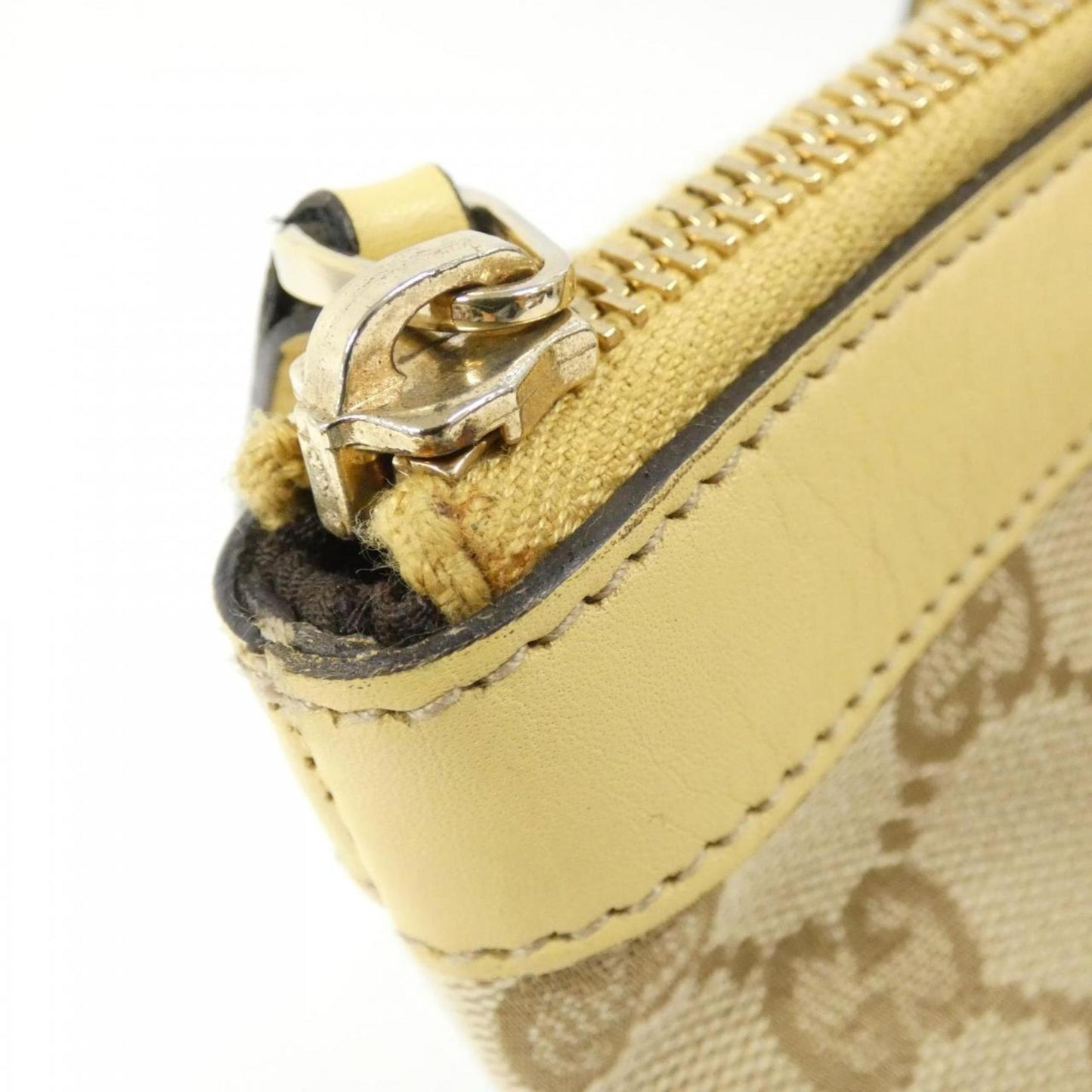 Gucci Gg Canvas Beige Yellow Gg Canvas Handbag