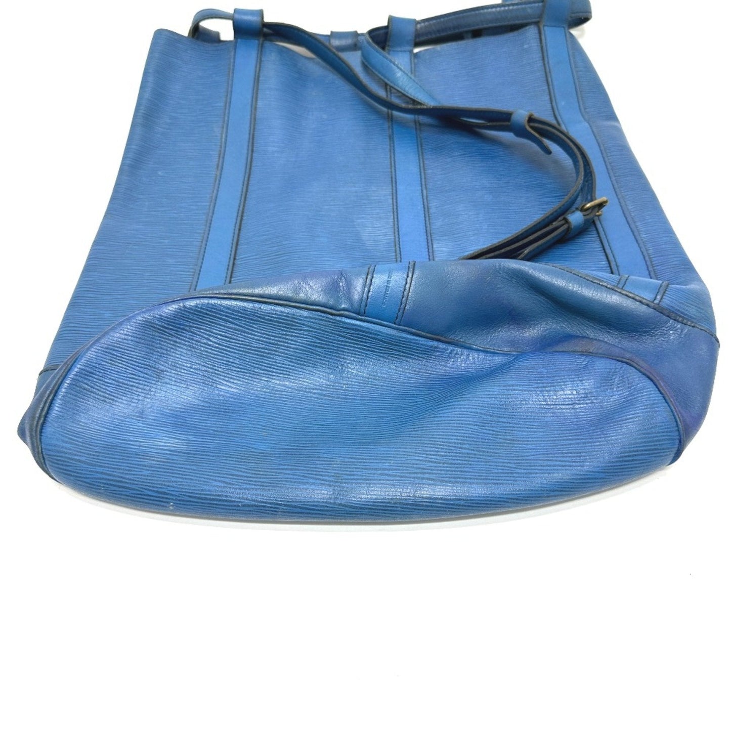 Louis Vuitton Blue Leather Shoulder Bag