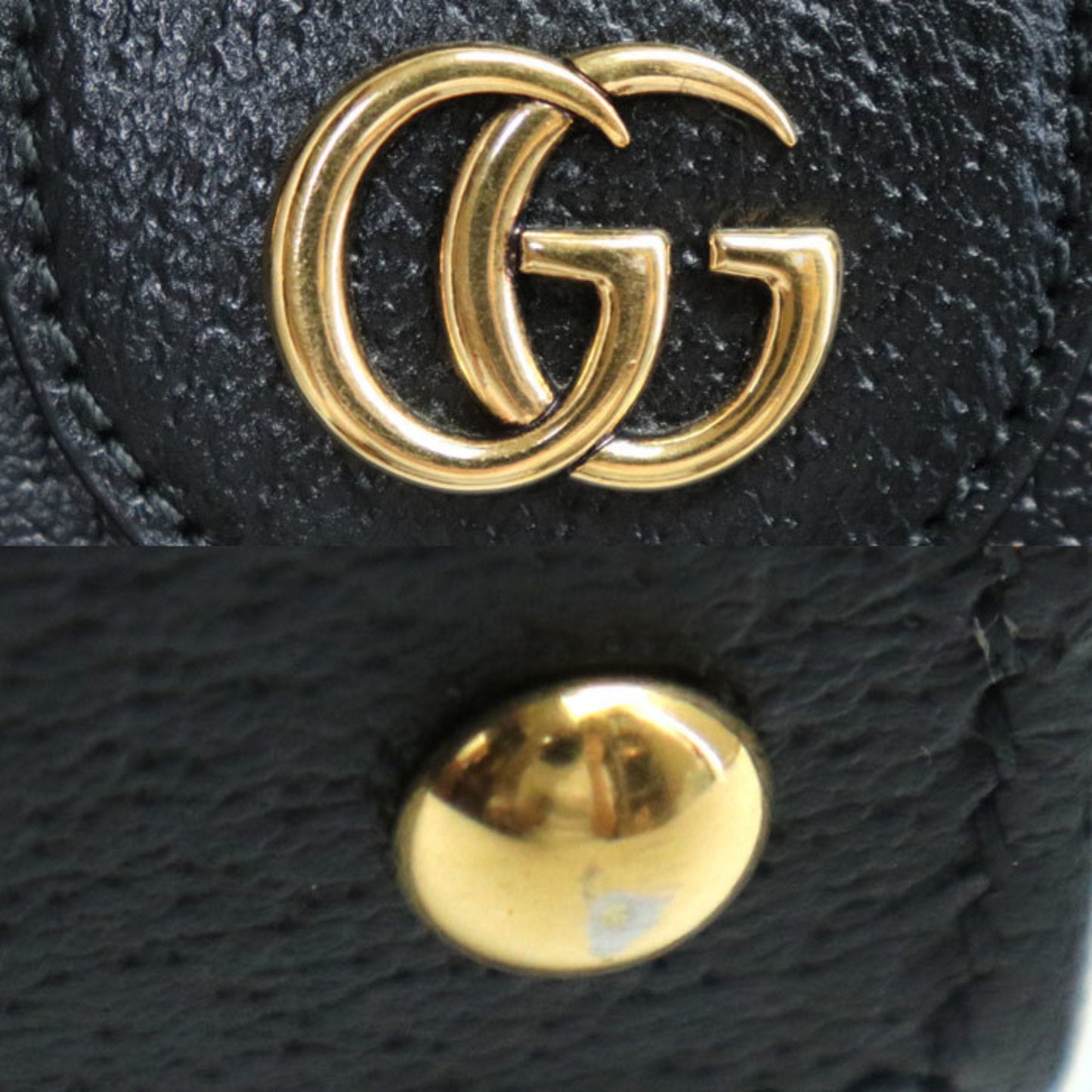 Gucci Black Leather Shoulder Bag