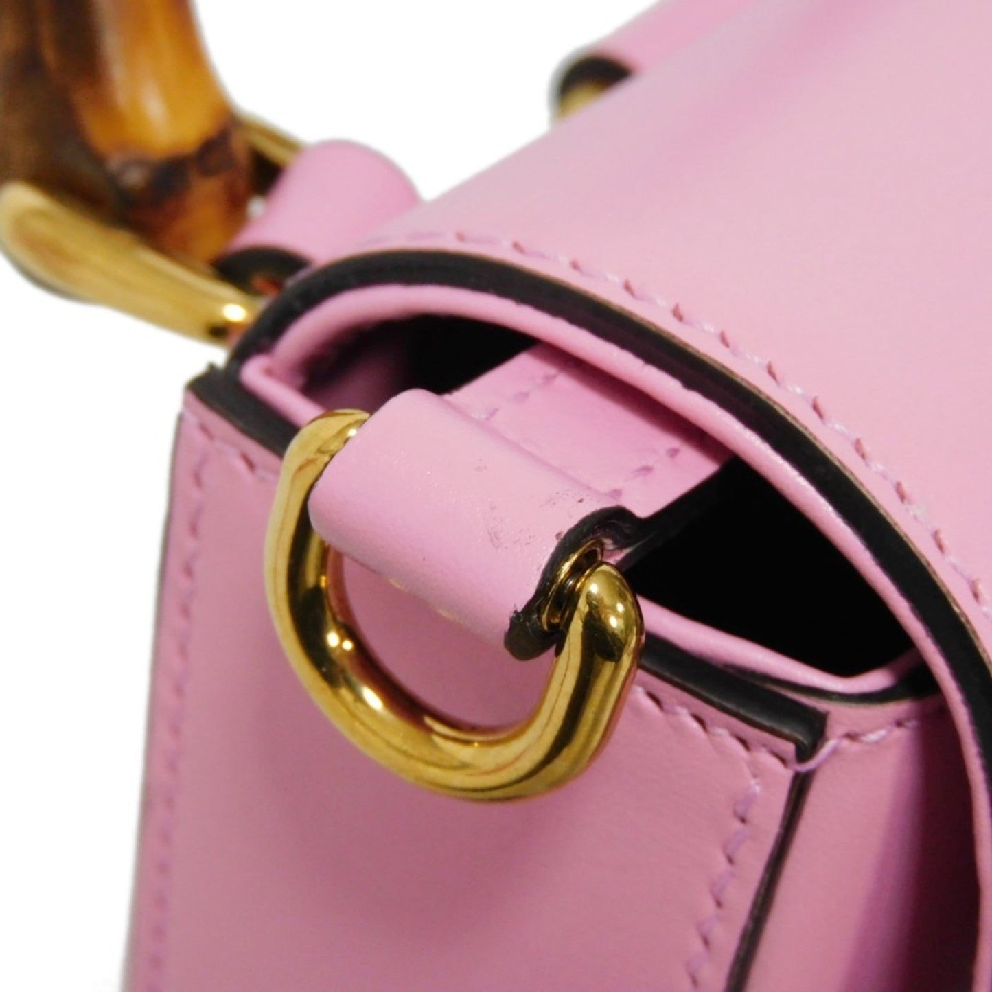 Gucci Pink Leather Handbag Shoulder Bag