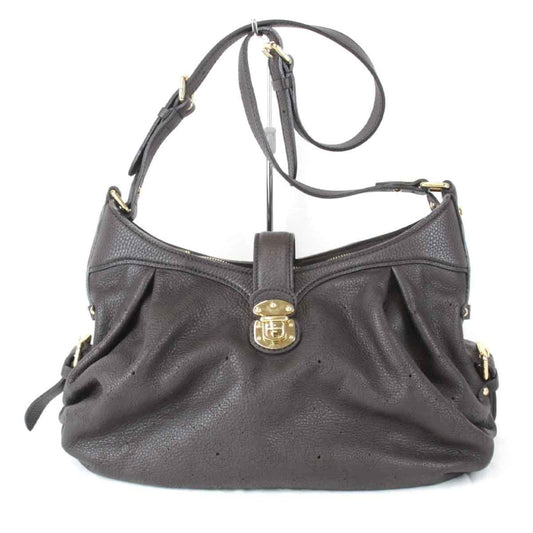 Louis Vuitton Black Mahina Leather Shoulder Bag ()