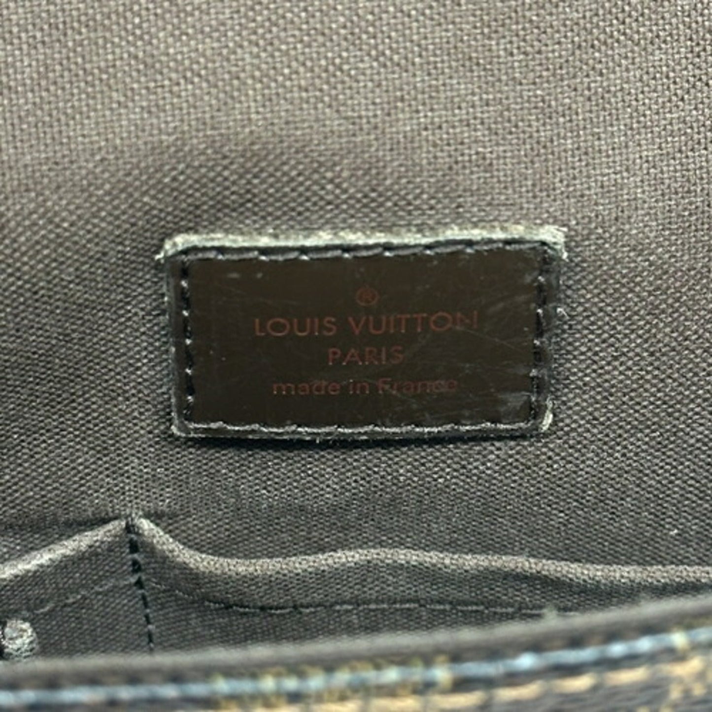 Louis Vuitton Damier Ebene Coated Canvas Shoulder Bag