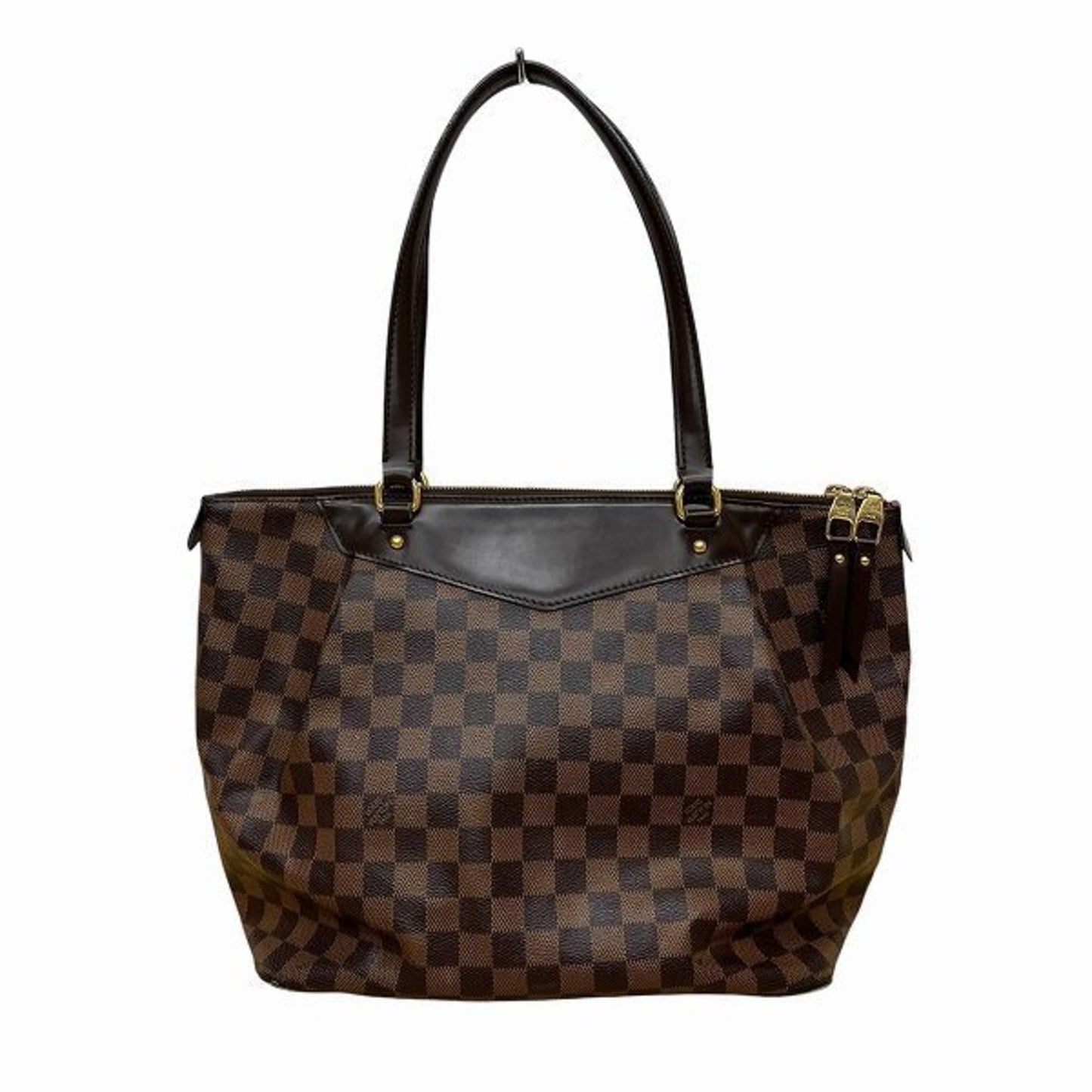 Louis Vuitton Brown Damier Canvas Shoulder Bag Tote Bag
