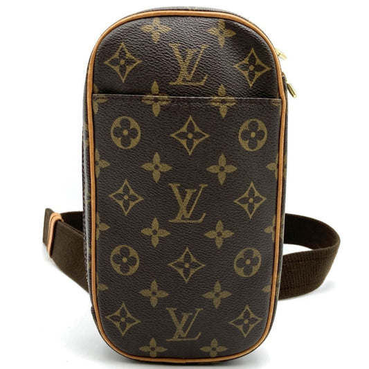 Louis Vuitton Brown Monogram Fanny Pack Shoulder Bag ()