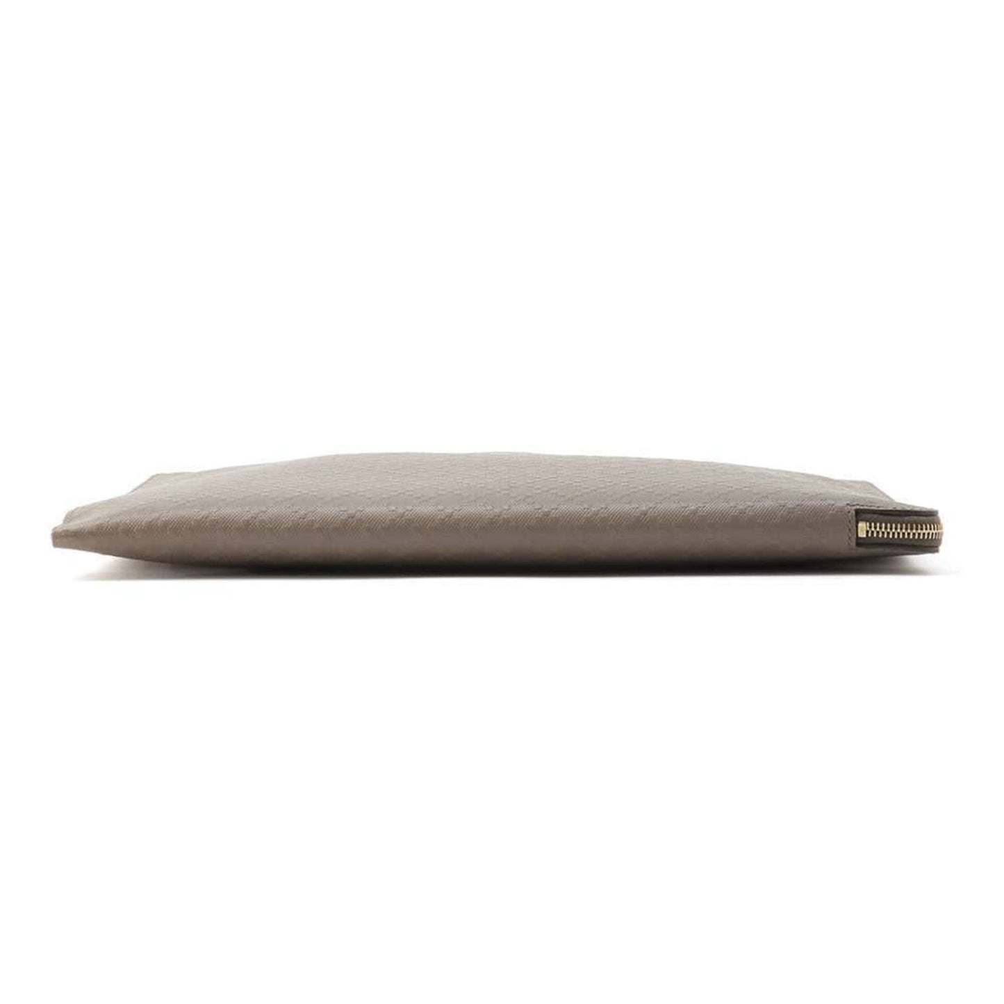 Gucci Grayish Leather Clutch Bag