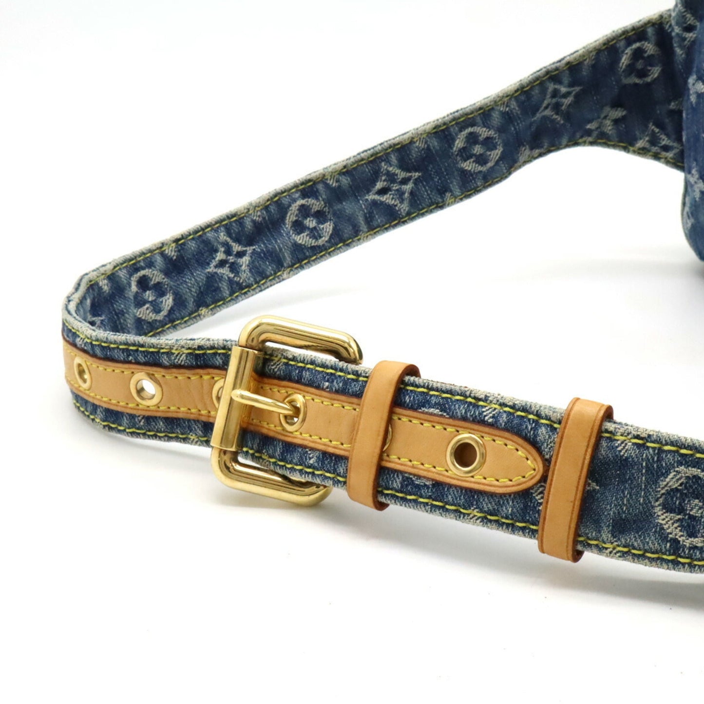 Louis Vuitton Blue Monogram Denim Fanny Pack Shoulder Bag