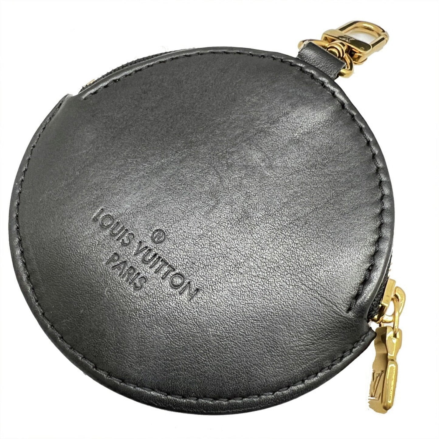 Louis Vuitton Black Leather Shoulder Bag