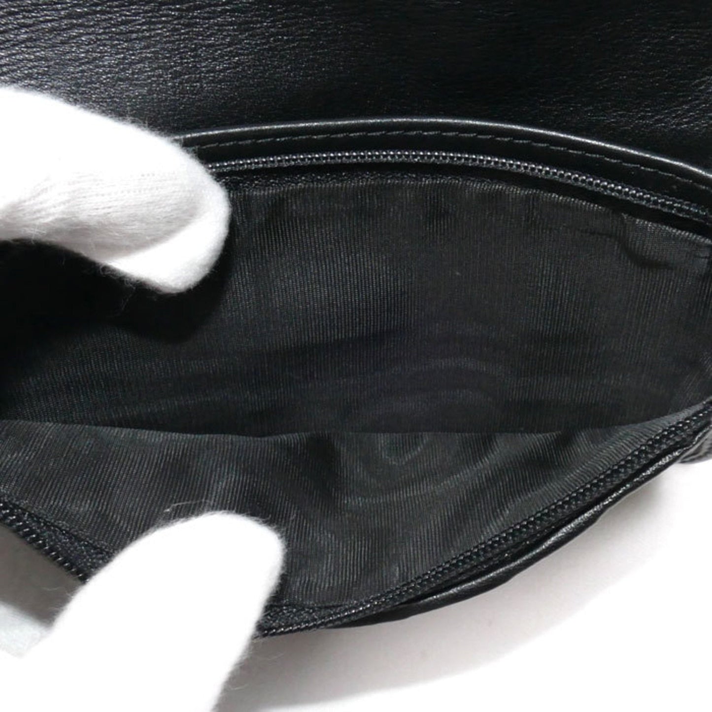 Gucci Black Leather Long Wallet (Bi-Fold)