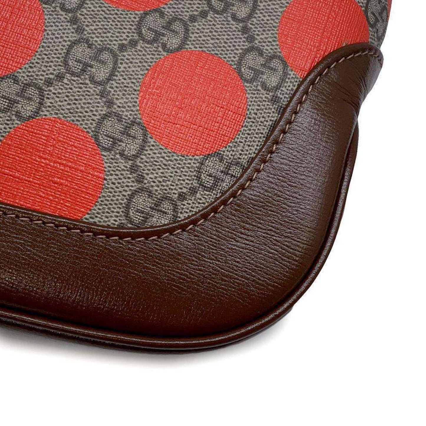 Gucci Brown Multi-Color Gg Supreme Canvas Leather Shoulder Bag