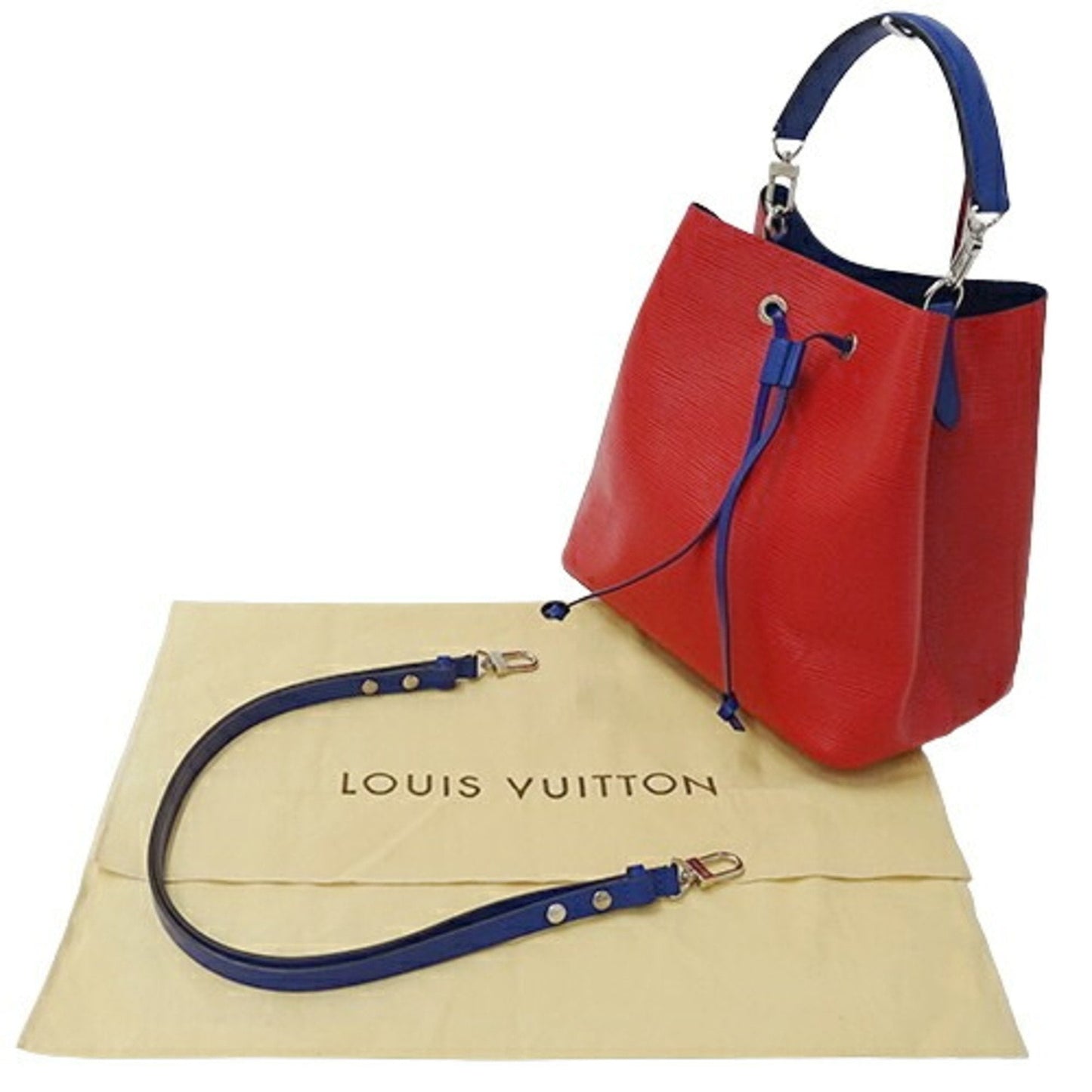 Louis Vuitton Coquelicots Red Color Epi Leather Handbag Shoulder Bag