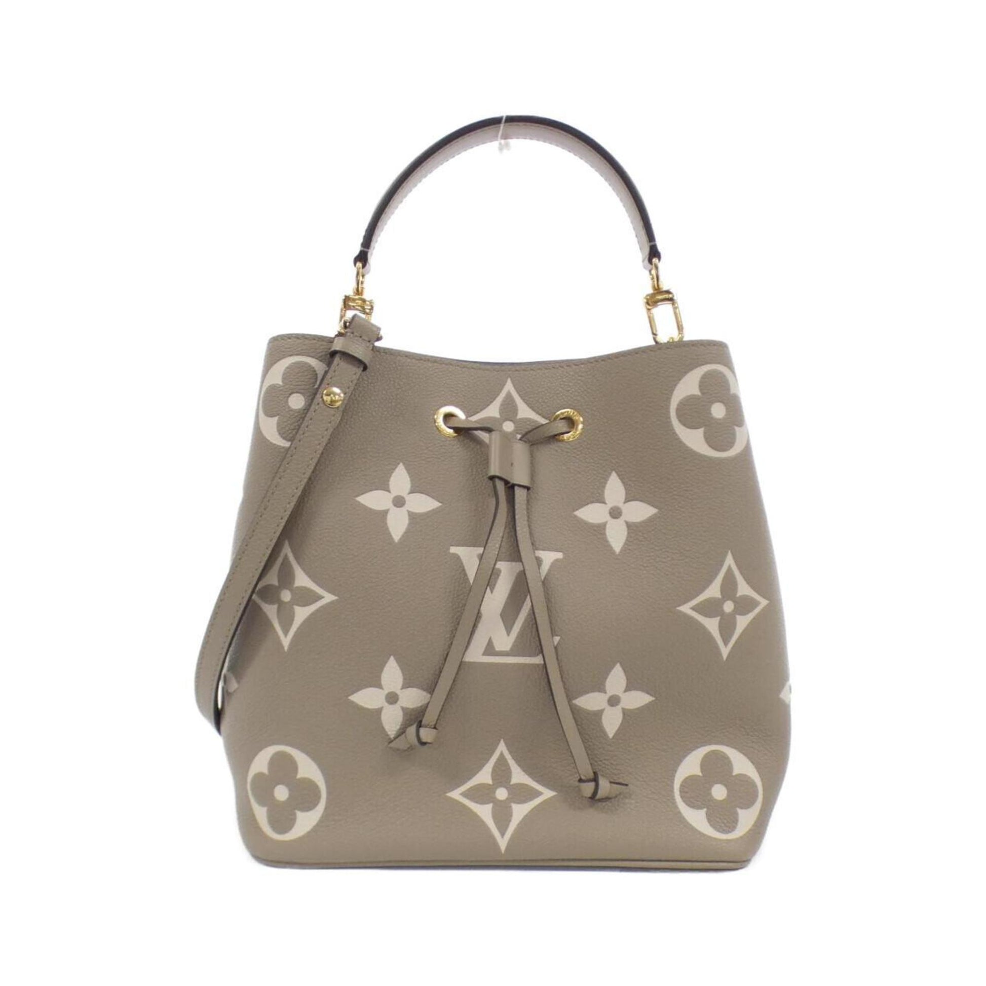 Louis Vuitton Cream Tourterelle Leather Shoulder Bag ()