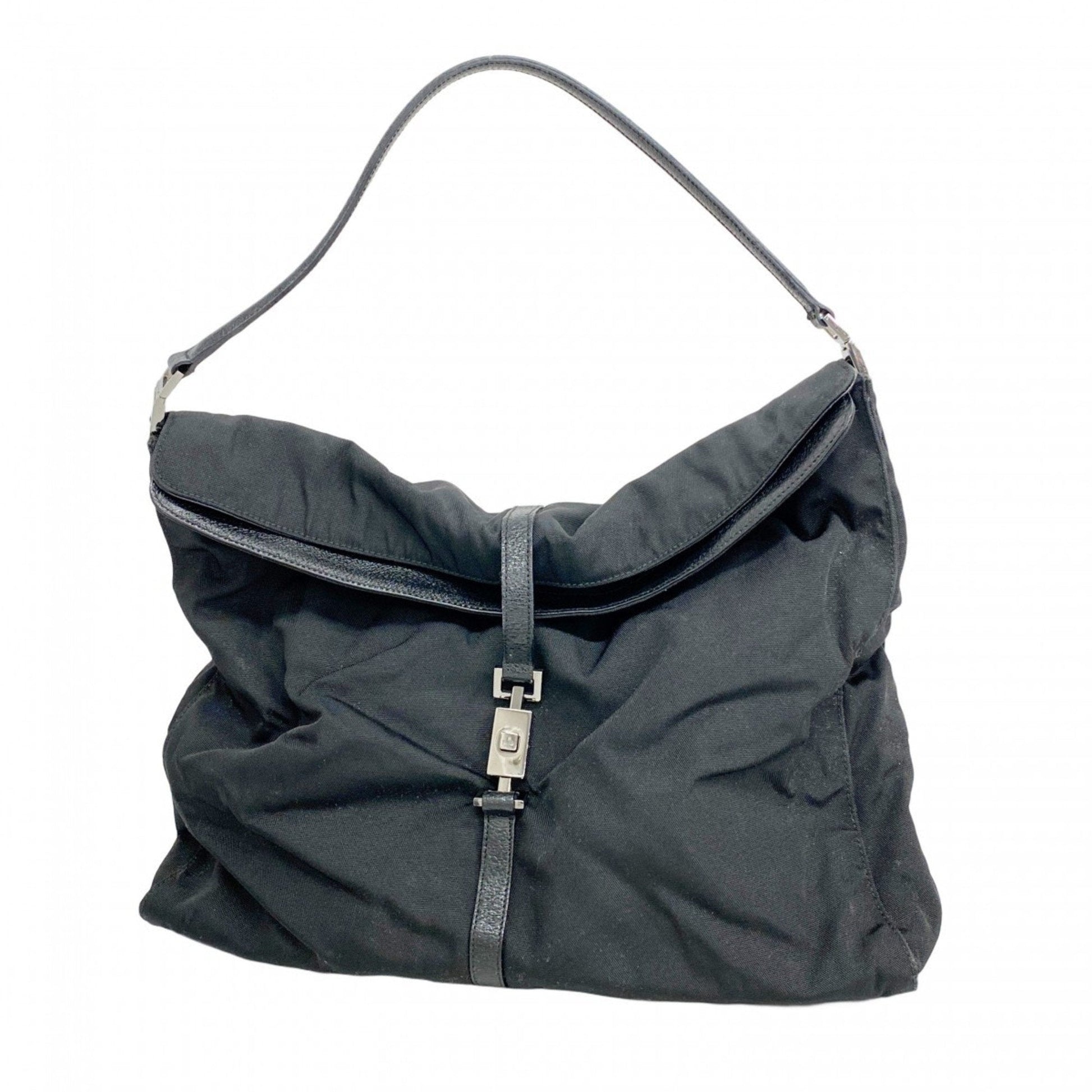 Gucci Black Nylon Shoulder Bag ()