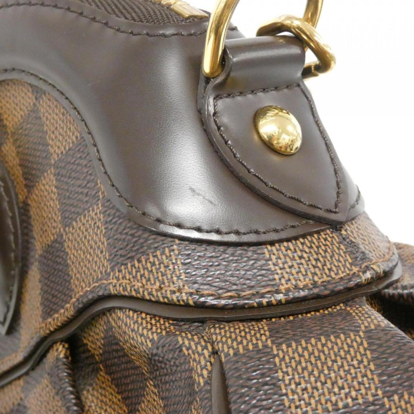 Louis Vuitton Ebene Coated Canvas Handbag Shoulder Bag