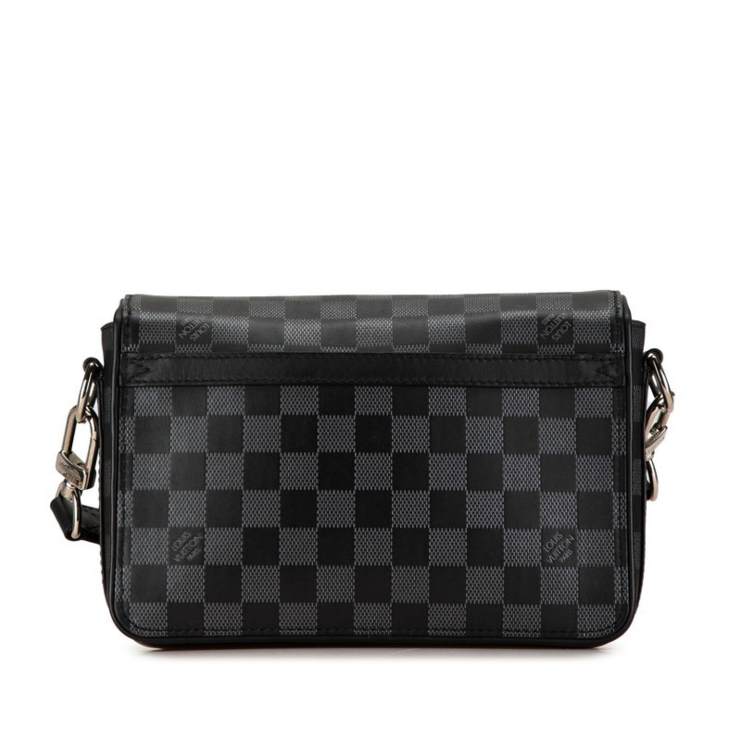 Louis Vuitton Black Pvc Leather Shoulder Bag