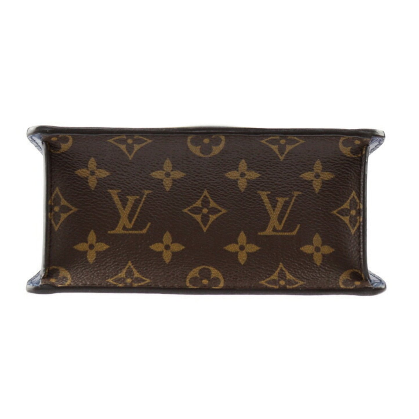 Louis Vuitton Blue Brown Sacrlet Vernis Epi Leather Monogram Handbag Shoulder Bag