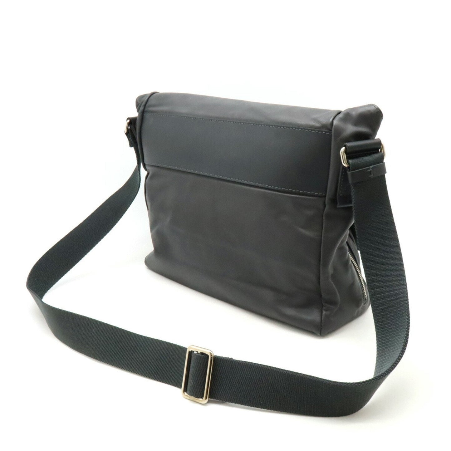 Louis Vuitton Gray Leather Shoulder Bag