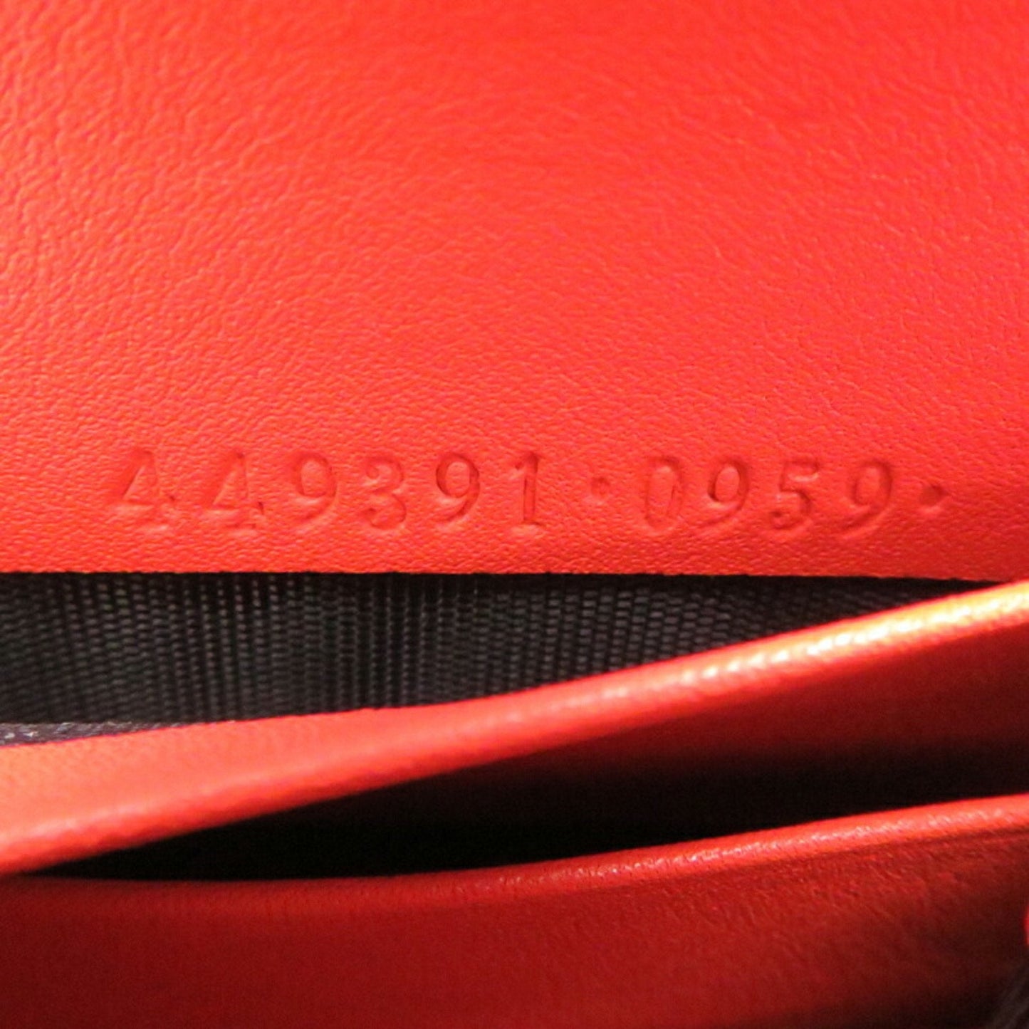 Gucci Orange Leather Wallet (Bi-Fold)