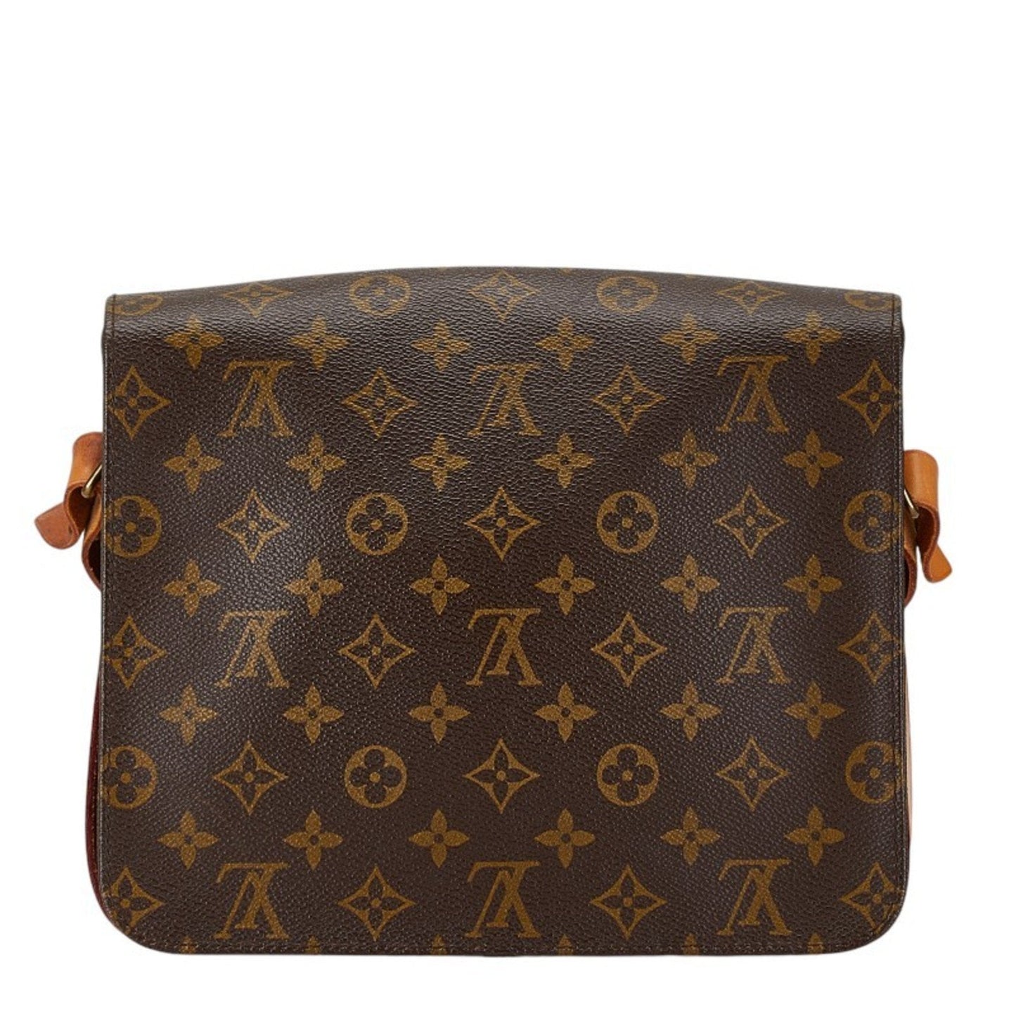 Louis Vuitton Brown Pvc Leather Shoulder Bag