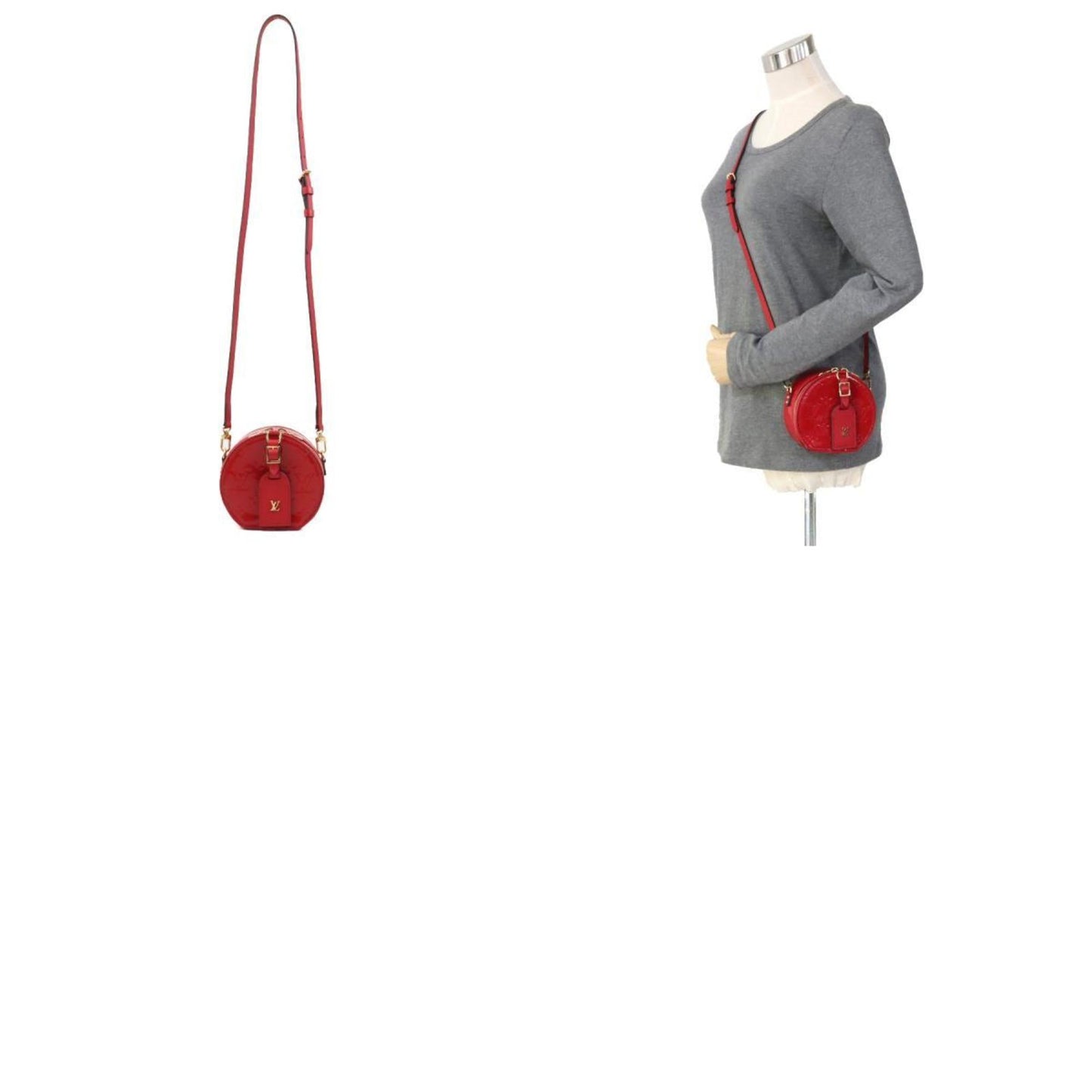 Louis Vuitton Rouge Monogram Vernis Shoulder Bag