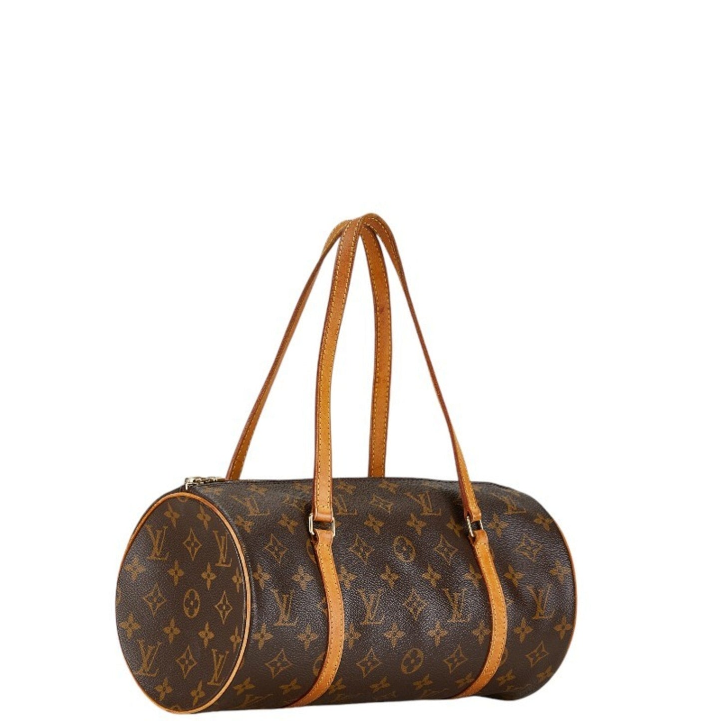 Louis Vuitton Brown Pvc Leather Shoulder Bag