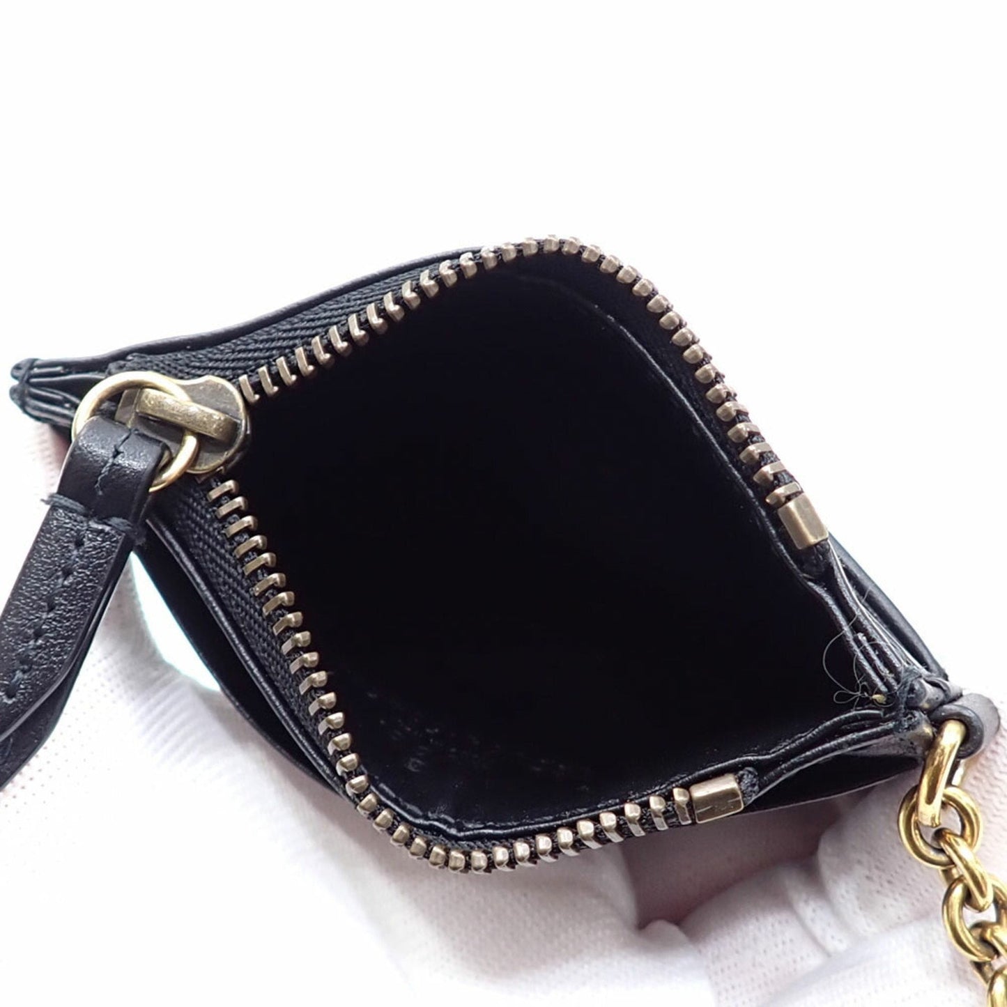Gucci Black Leather Coin Purse/Coin Case