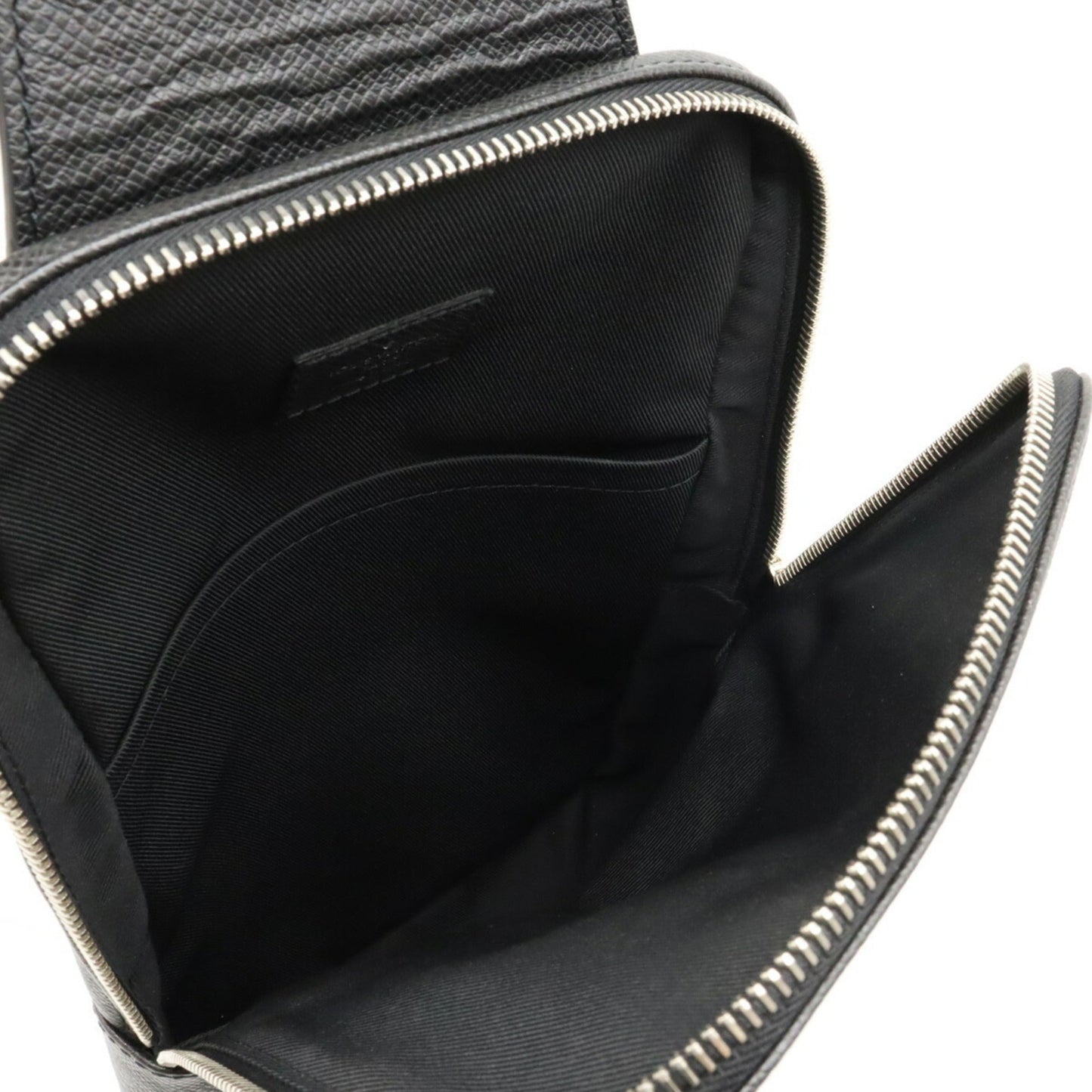 Louis Vuitton Black Noir Taiga Leather Shoulder Bag Sling Bag