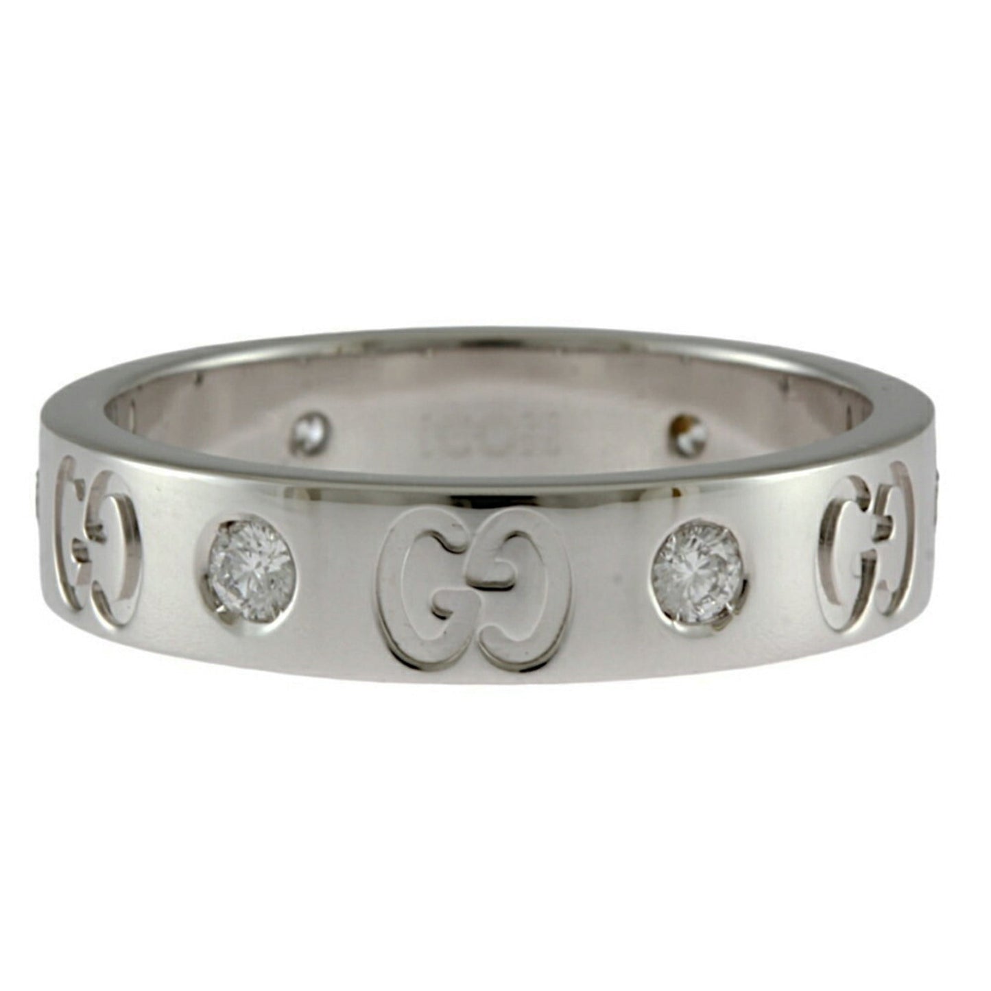 Gucci Icon White Gold White Gold (18K) Band Ring
