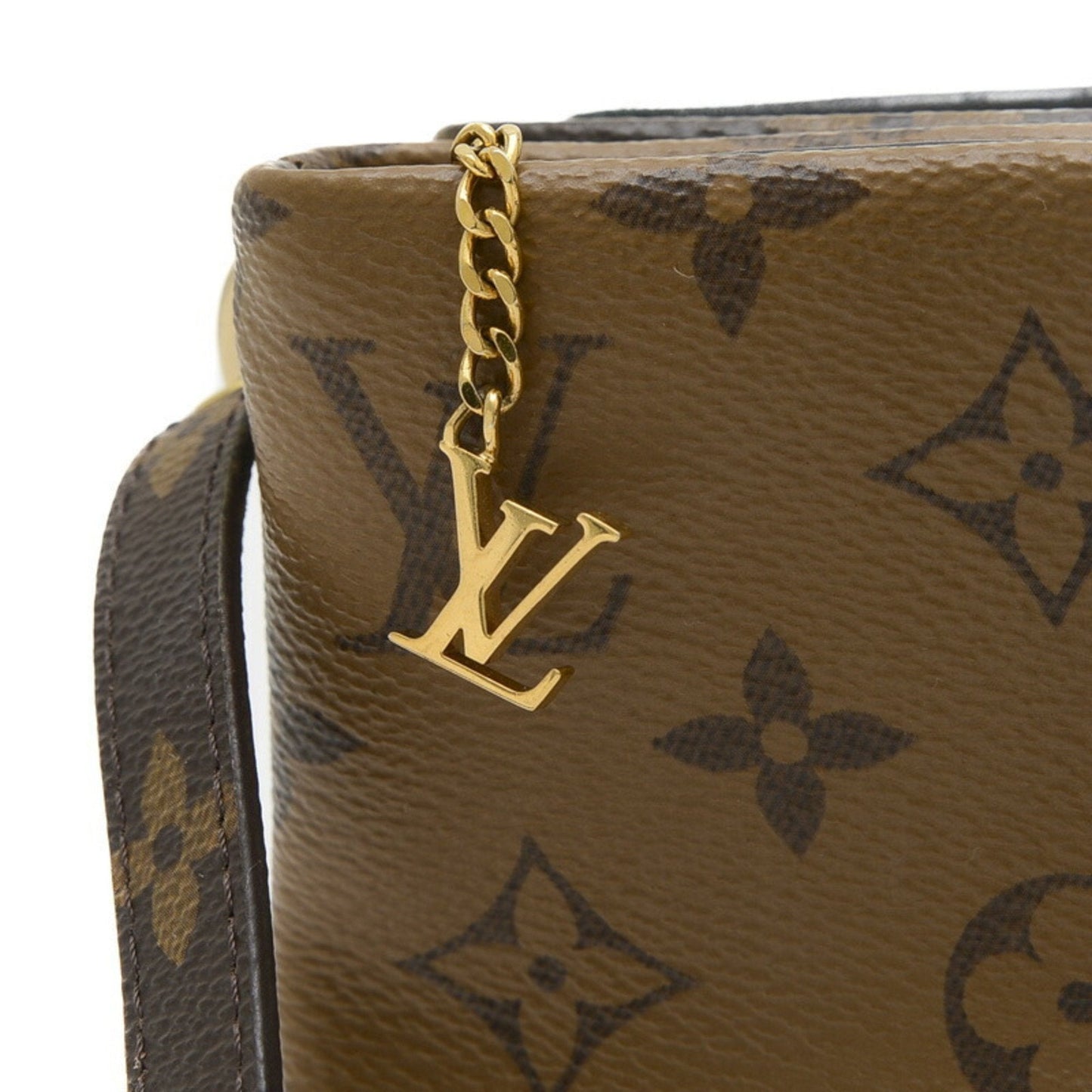 Louis Vuitton Black Monogram Monogram Reverse Leather Pochette Shoulder Bag