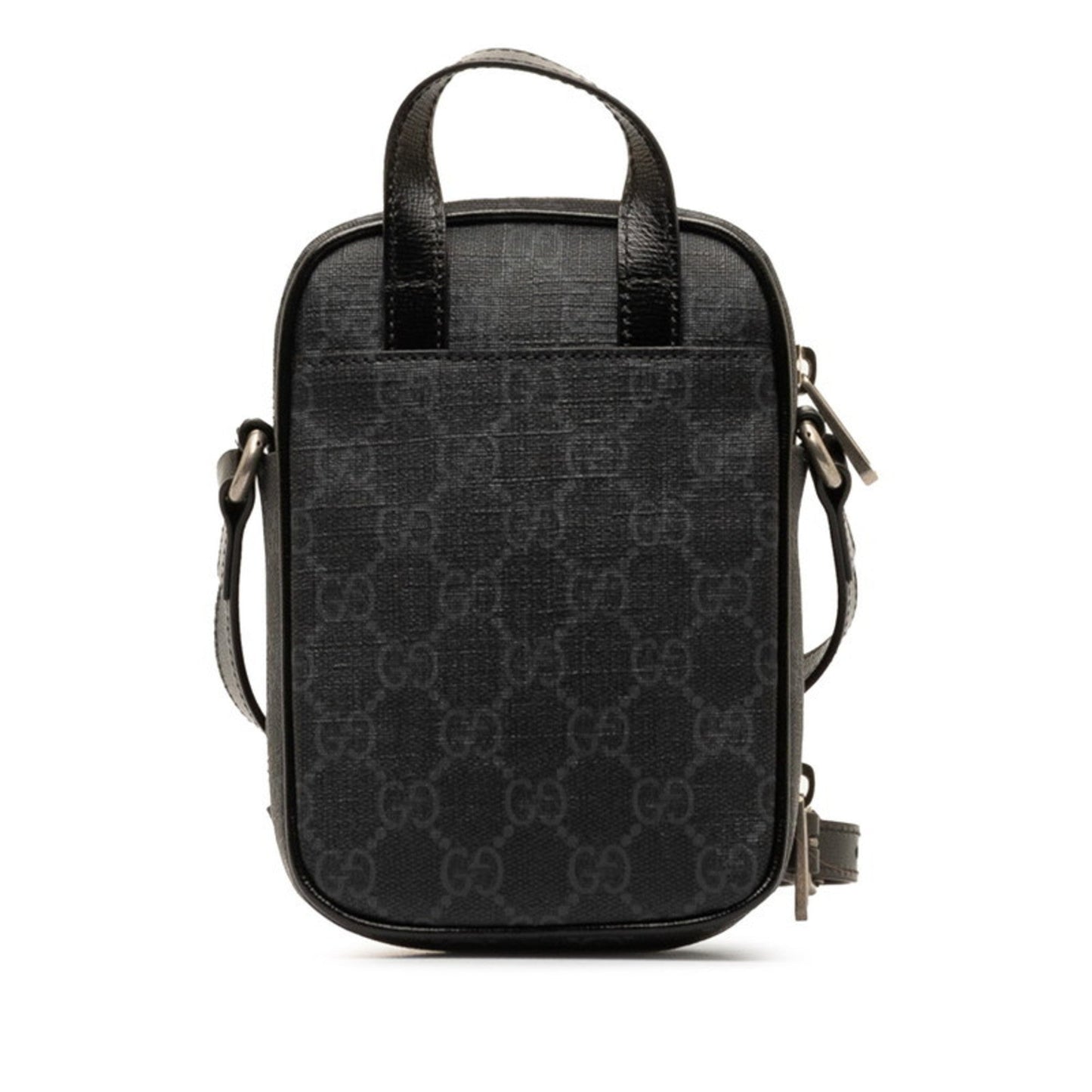 Gucci Black Pvc Leather Shoulder Bag