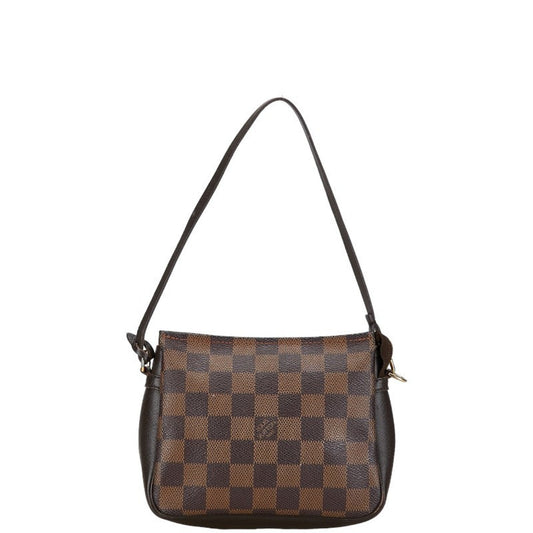 Louis Vuitton Brown Pvc Leather Shoulder Bag ()