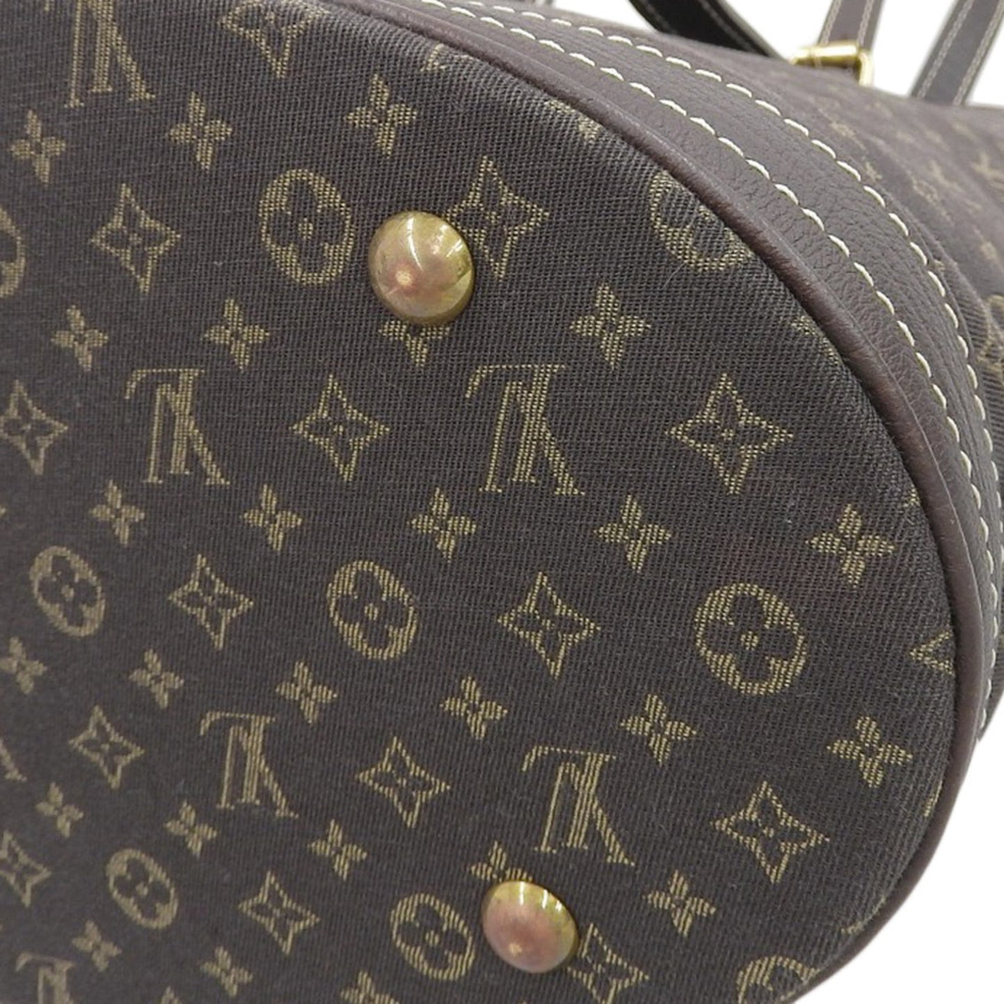 Louis Vuitton Ebene Monogram Mini Lin Handbag Shoulder Bag