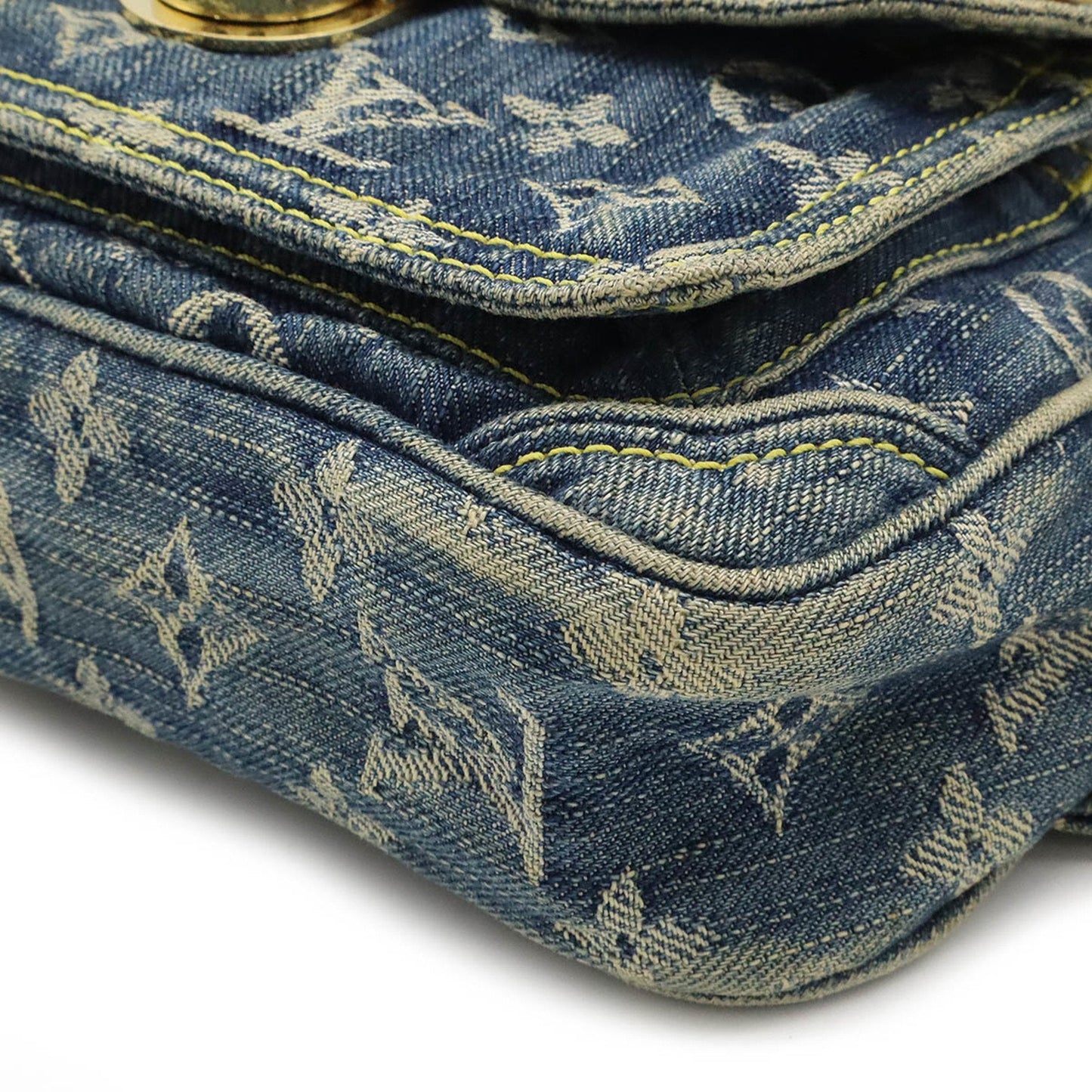 Louis Vuitton Blue Monogram Denim Fanny Pack Shoulder Bag