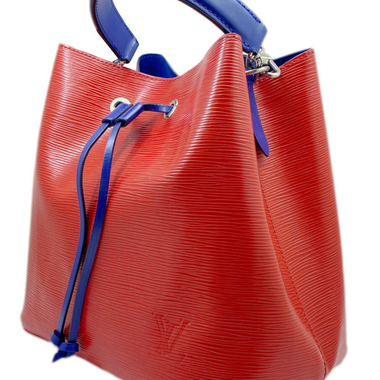 Louis Vuitton Blue Red Color Epi Leather Handbag Shoulder Bag