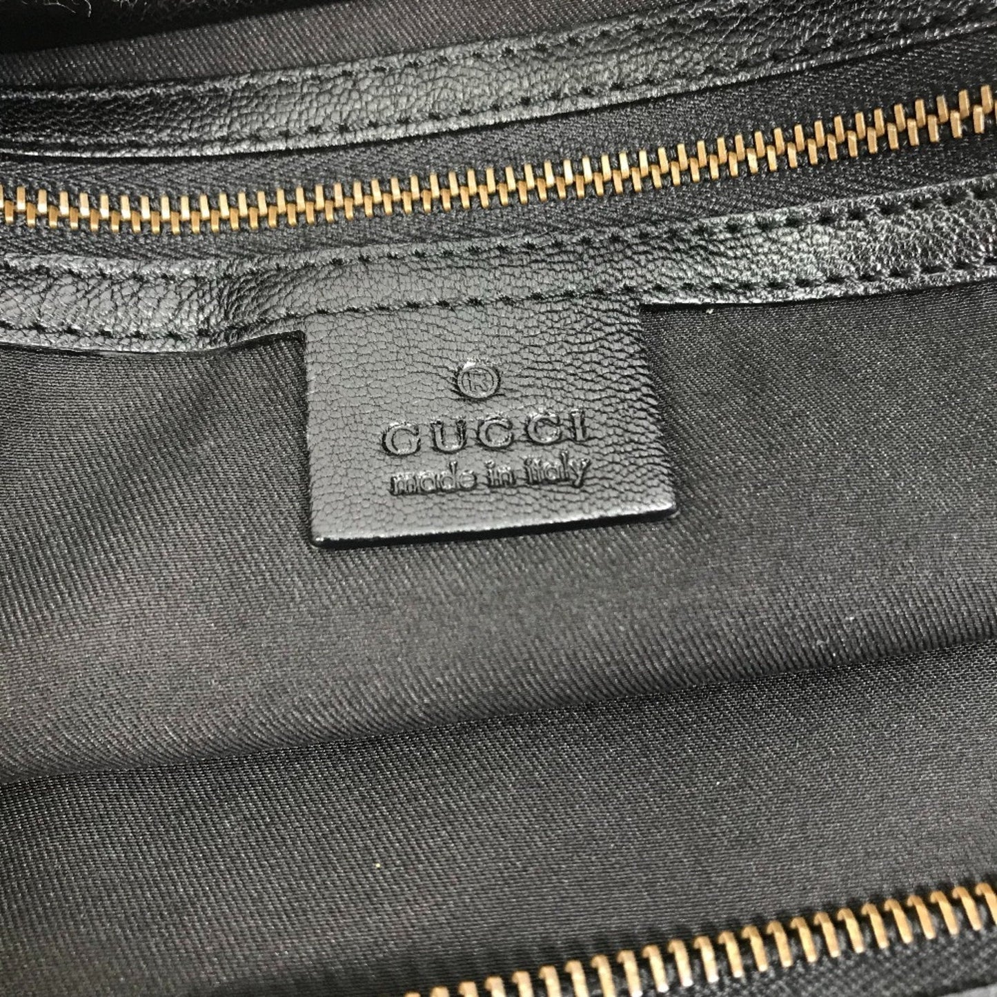 Gucci Black Leather Handbag