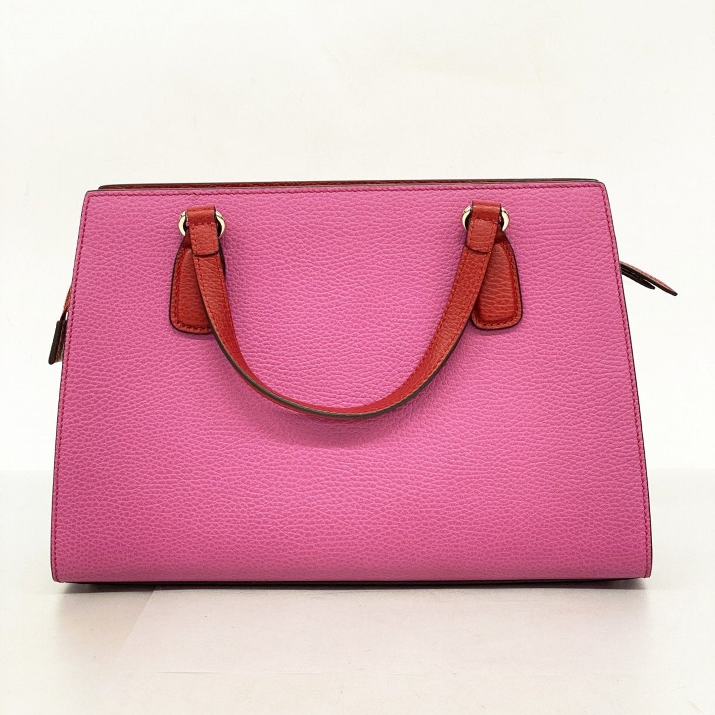 Gucci Pink Red Color Leather Handbag