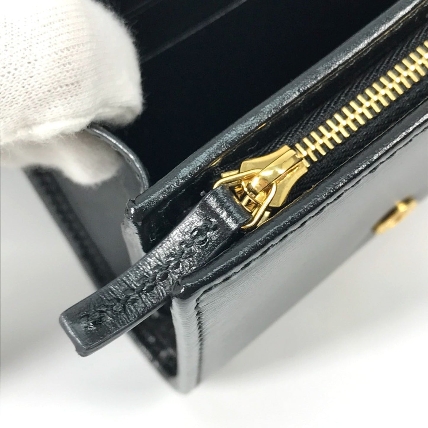 Gucci Black Leather Wallet (Bi-Fold)