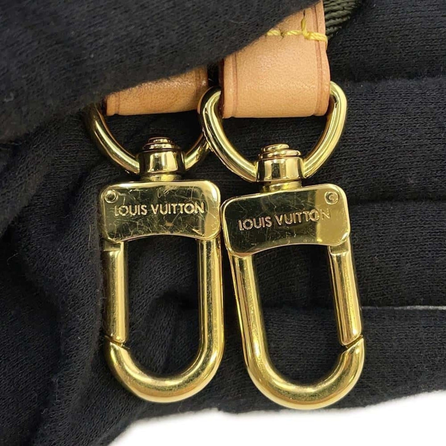 Louis Vuitton Khaki Monogram Pochette Pouch Shoulder Bag