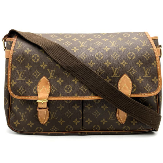 Louis Vuitton Brown Monogram Shoulder Bag ()