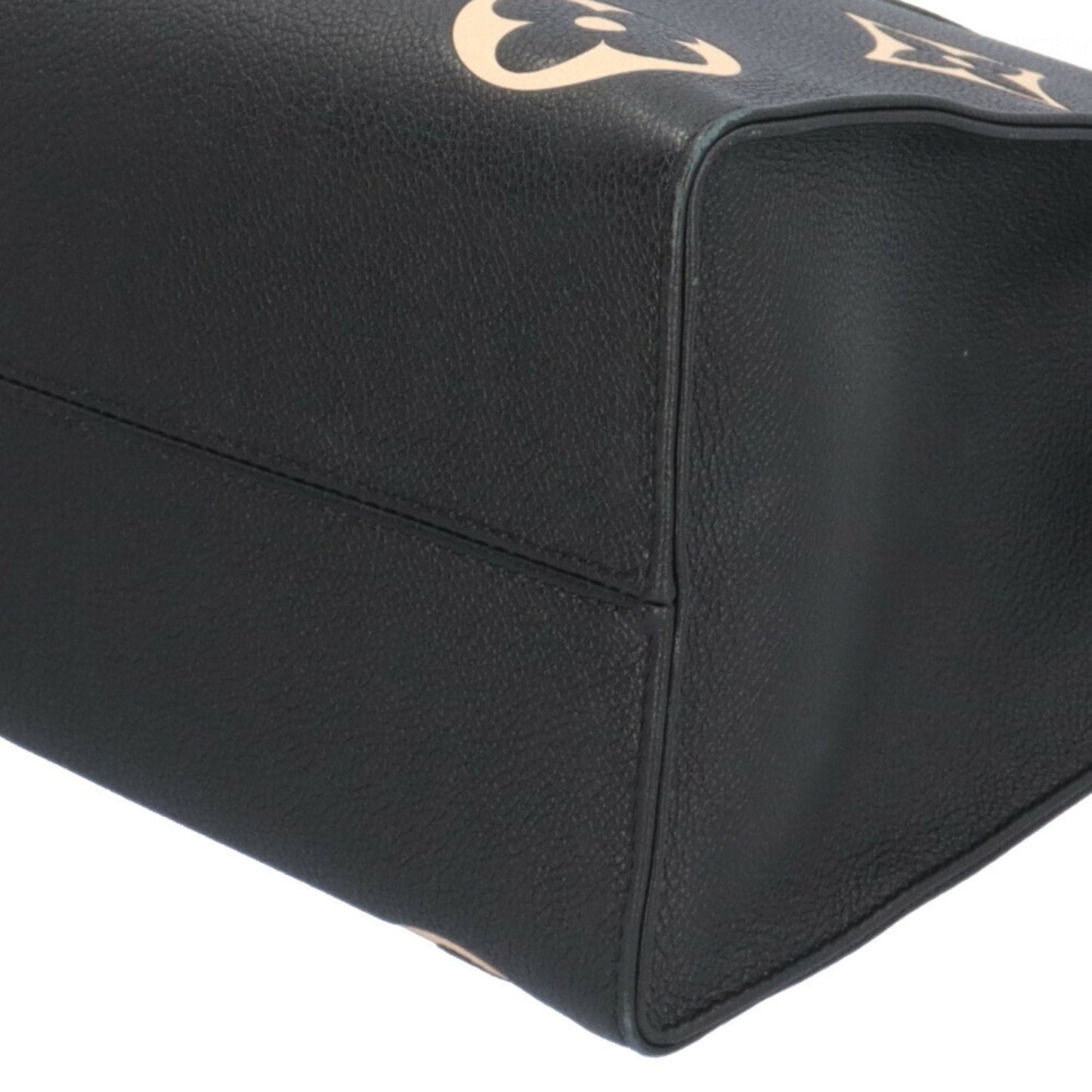Louis Vuitton Beige Black Monogram Empreinte Shoulder Bag