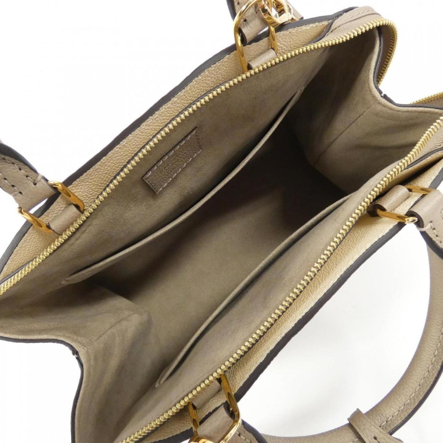 Louis Vuitton Cream Tourterelle Leather Handbag Shoulder Bag