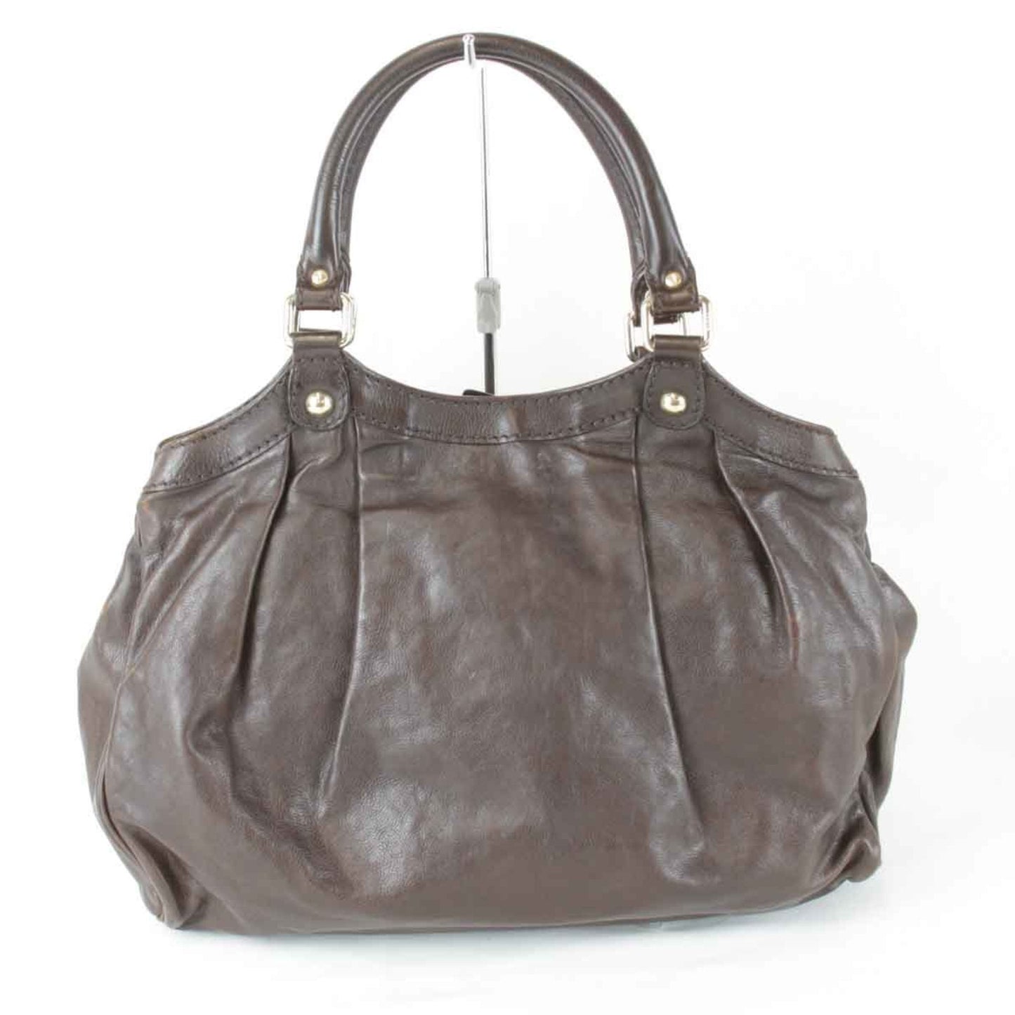 Gucci Sukey Brown Leather Handbag