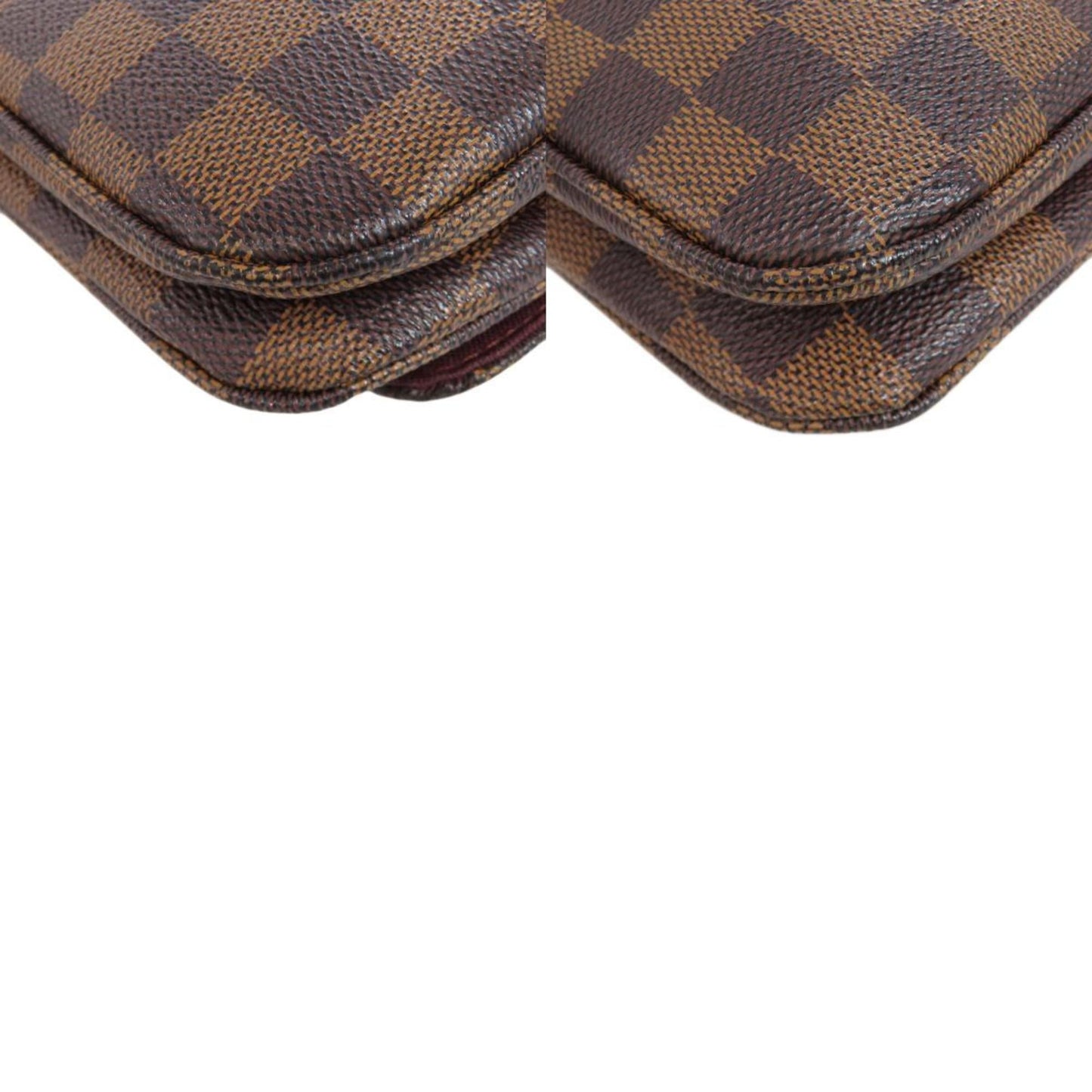 Louis Vuitton Damier Canvas Ebene Damier Canvas Shoulder Bag