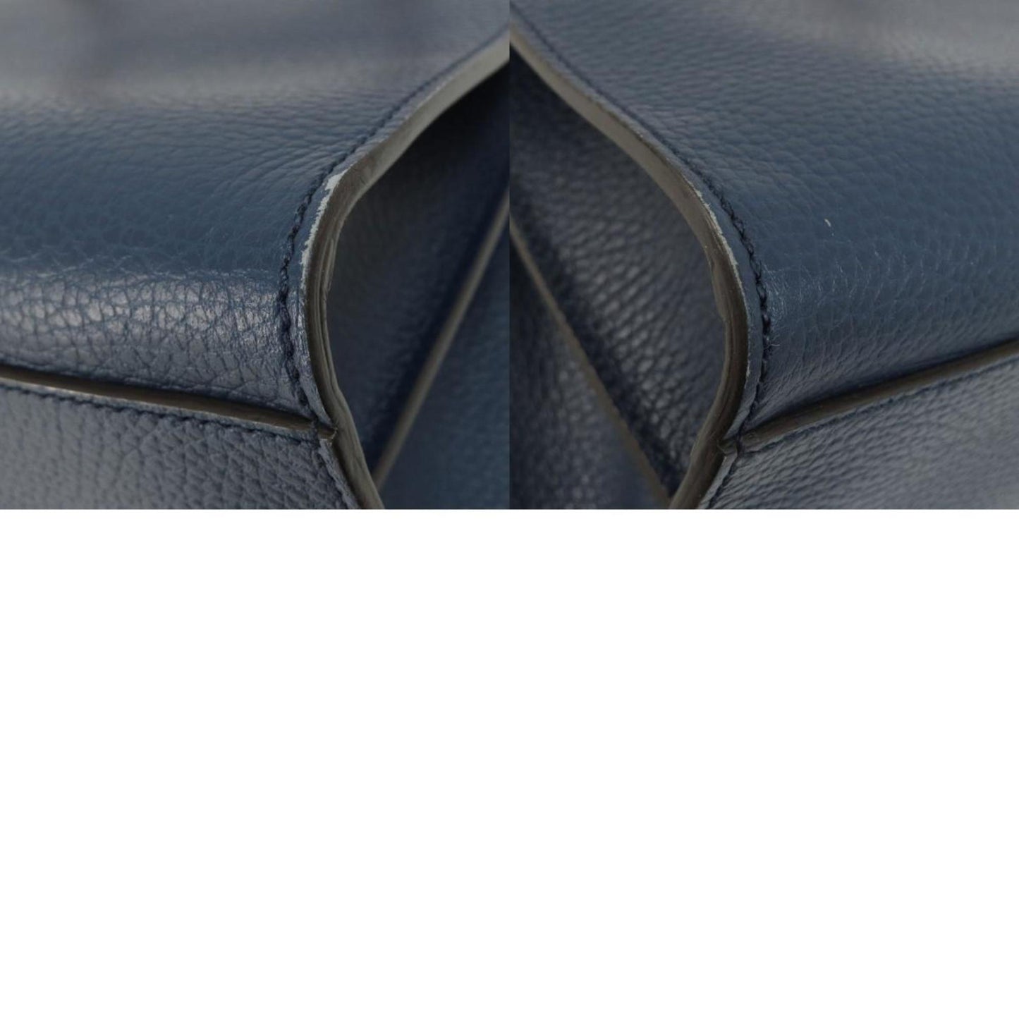 Gucci Navy Leather Handbag
