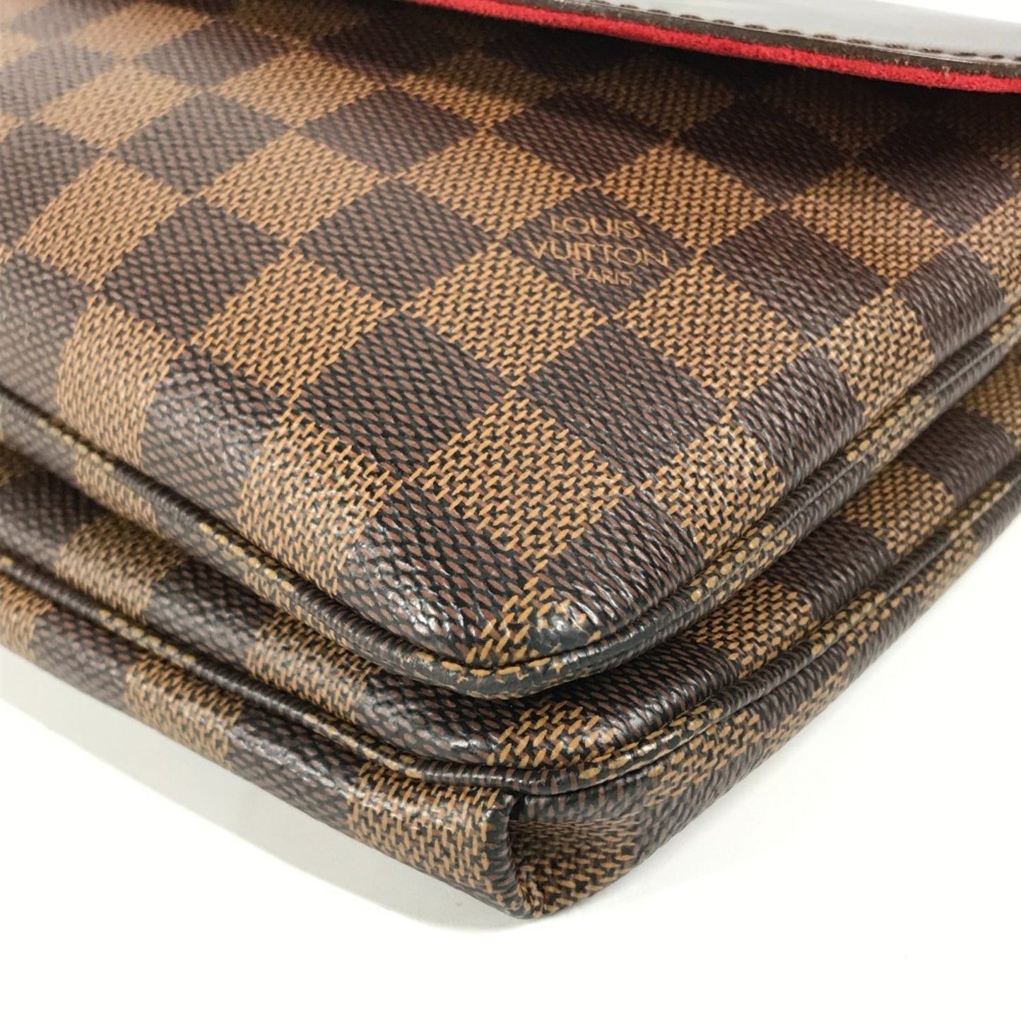 Louis Vuitton Brown Ebene Damier Canvas Pochette Shoulder Bag