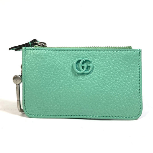 Gucci Green Leather Coin Purse/Coin Case ()